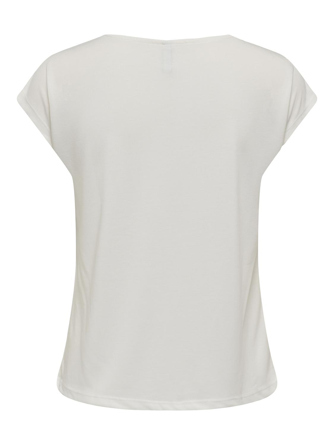 ONLFREE S/S MOD.V-NECK TOP JRS NOOS
