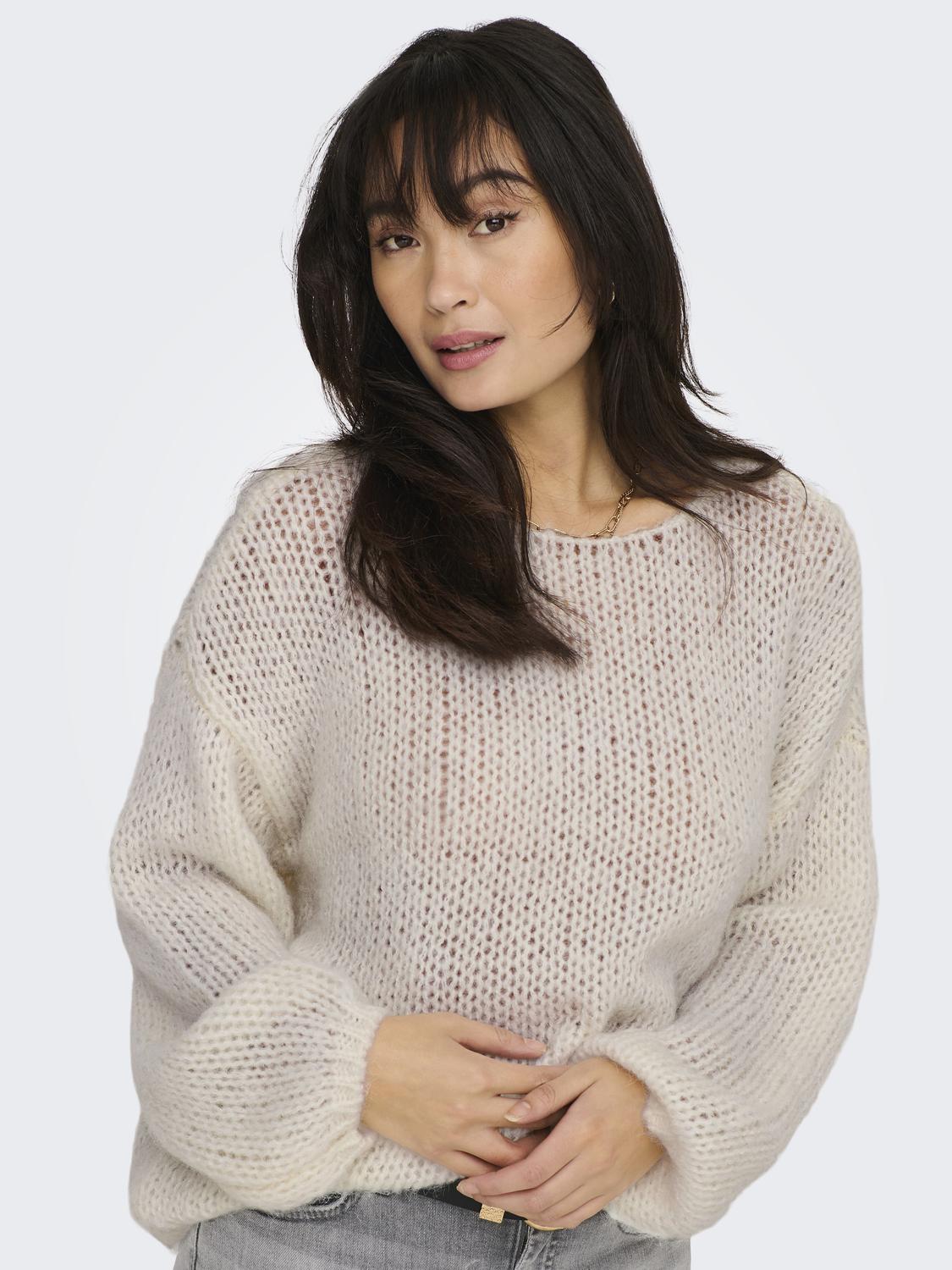 ONLNORDIC LIFE LS O-NECK KNT NOOS - 4