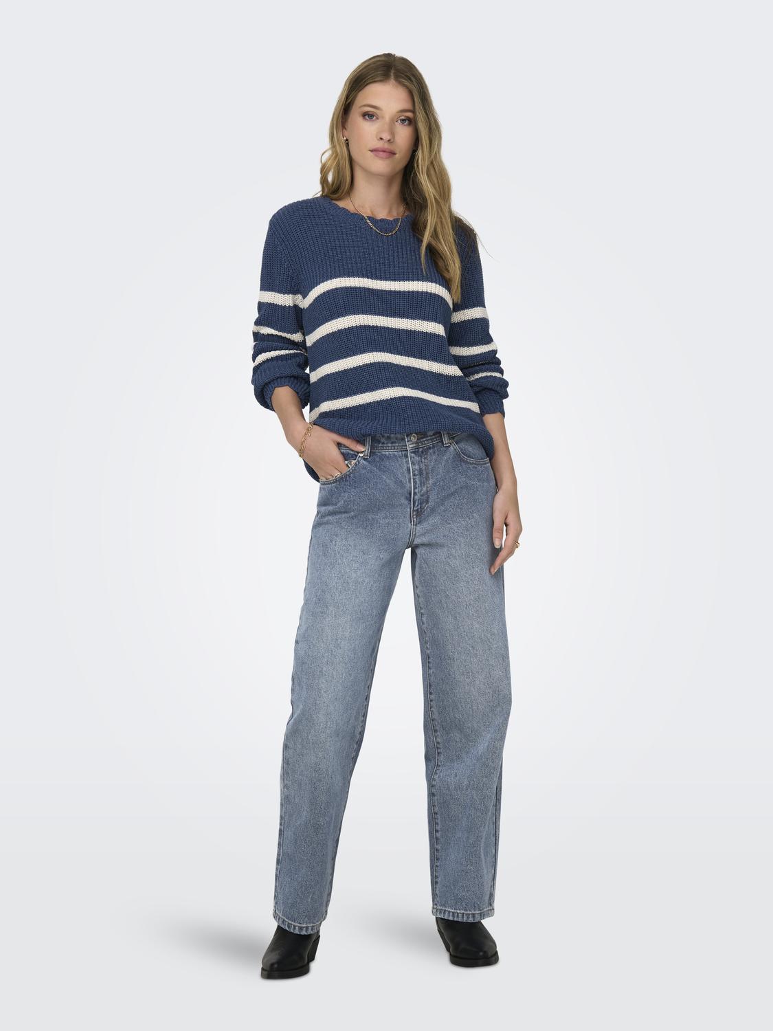ONLCOLLETTE LW LOOSE STR L ANK PA DNM BJ - 6