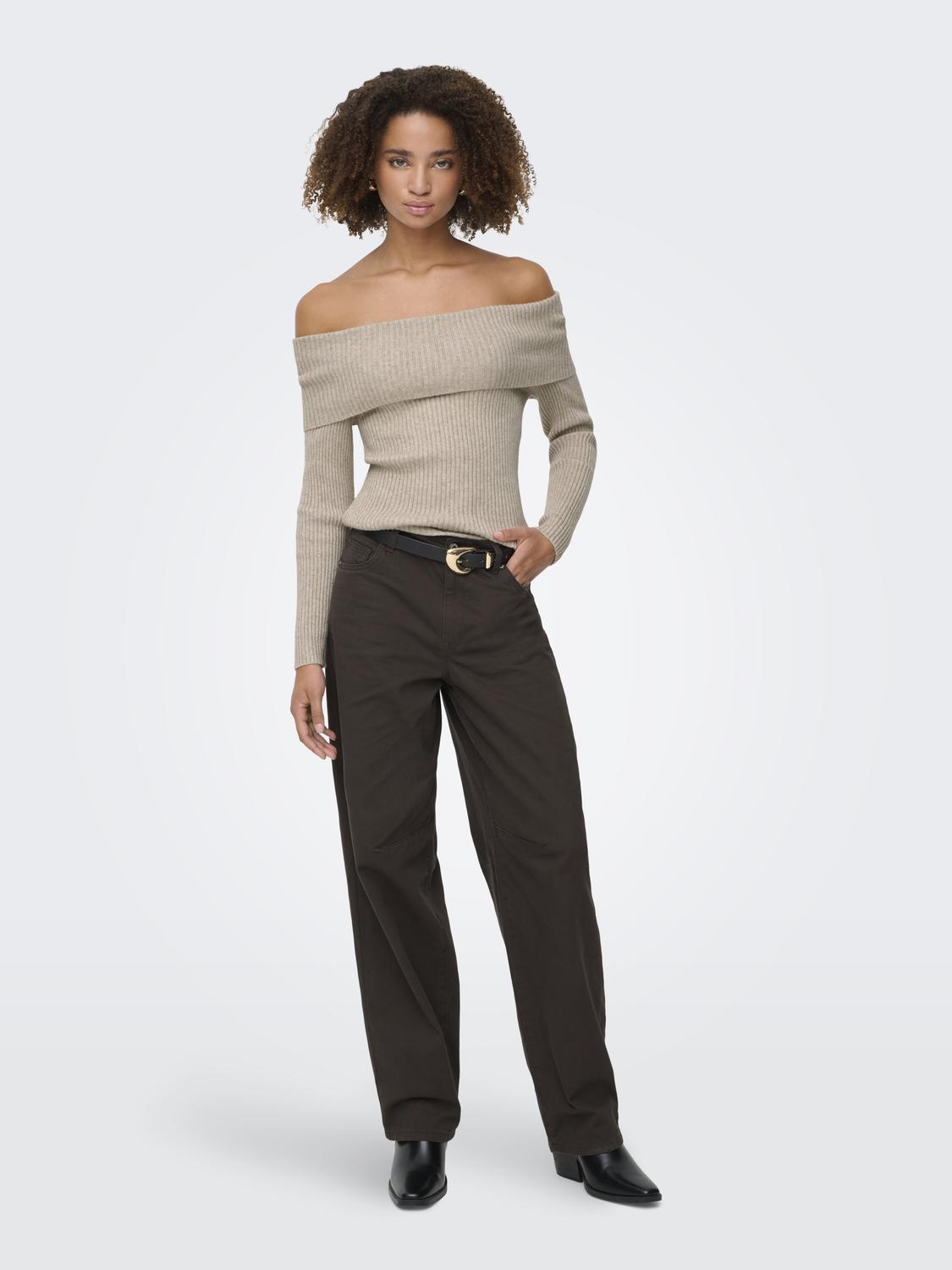 ONLKATIA LS OFF SHOULDER KNT NOOS - 6