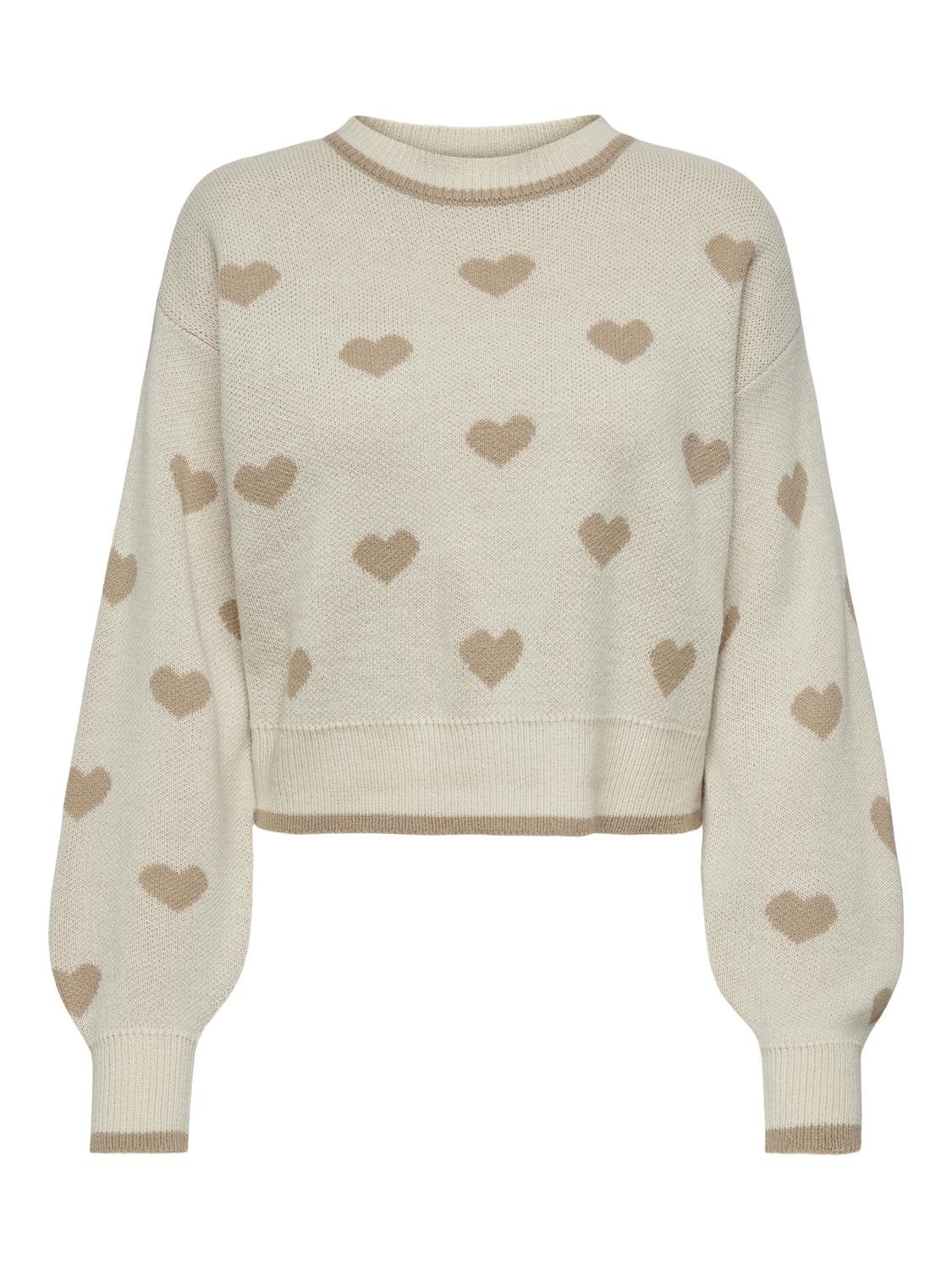 JDYROMANCE L/S JACQ. PULLOVER KNT NOOS - 3
