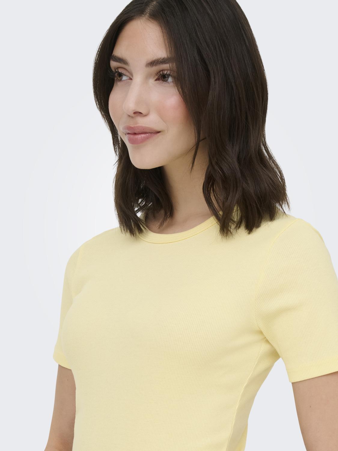 JDYLUCKY S/S O NECK TOP JRS NOOS