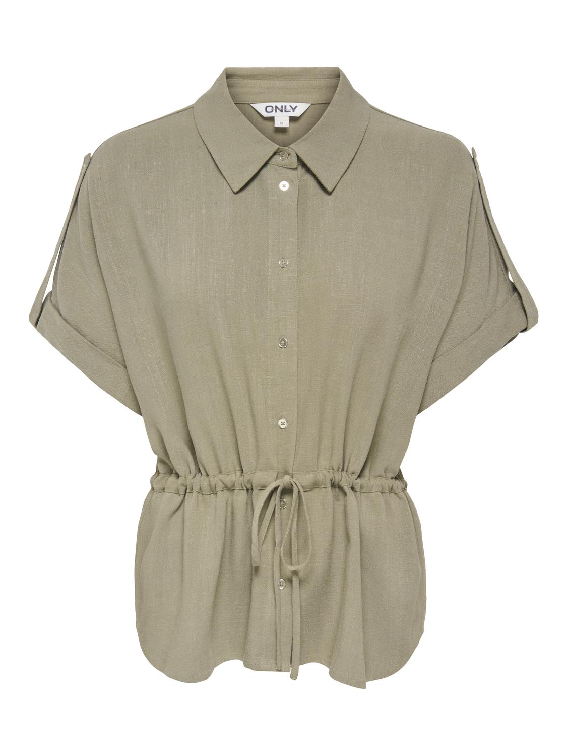 ONLSIESTA SS LIN BL UTILITY SHIRT PNT OS