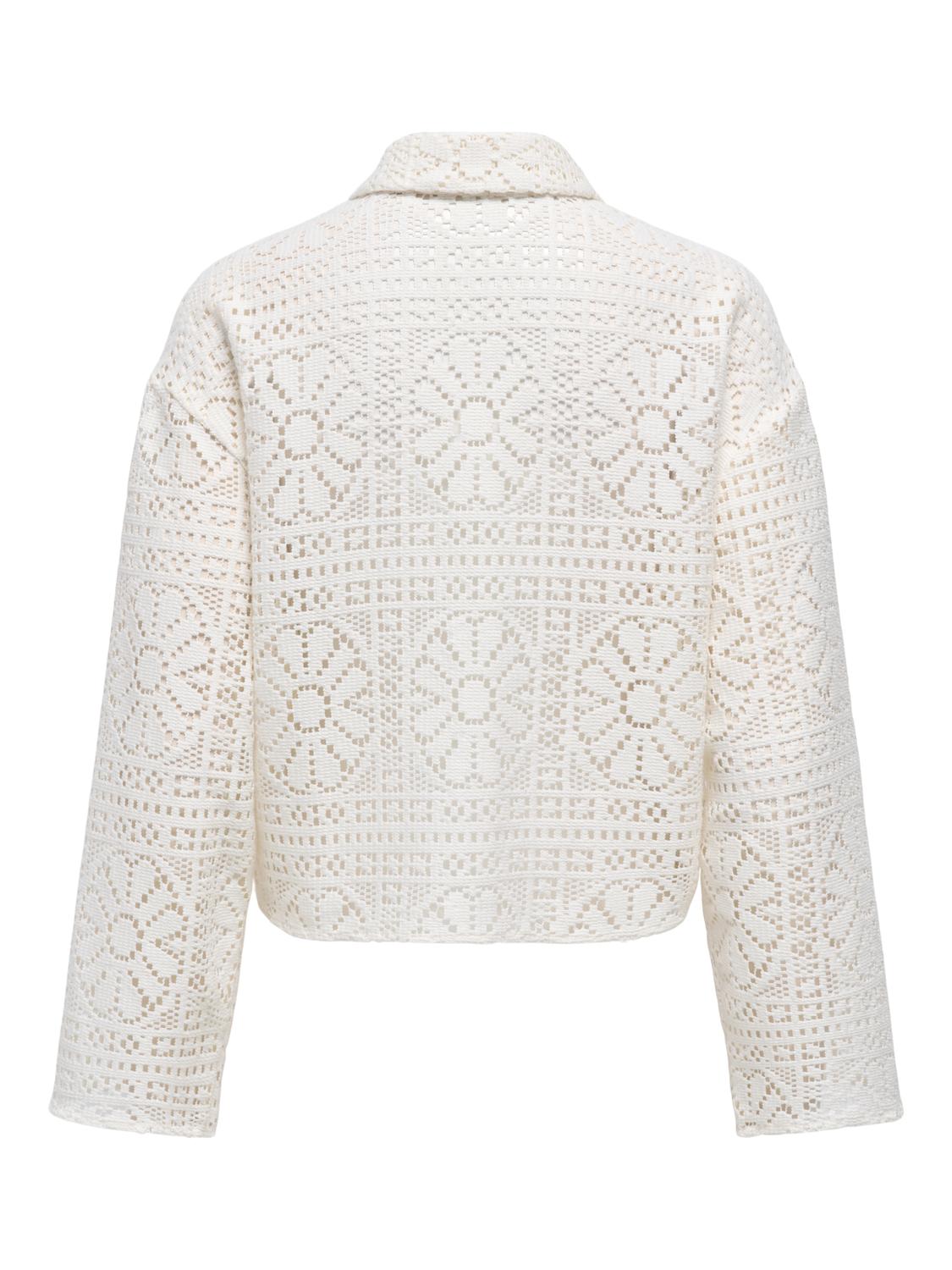 STUFENJA L/S CROCHET SHIRT WVN - 2