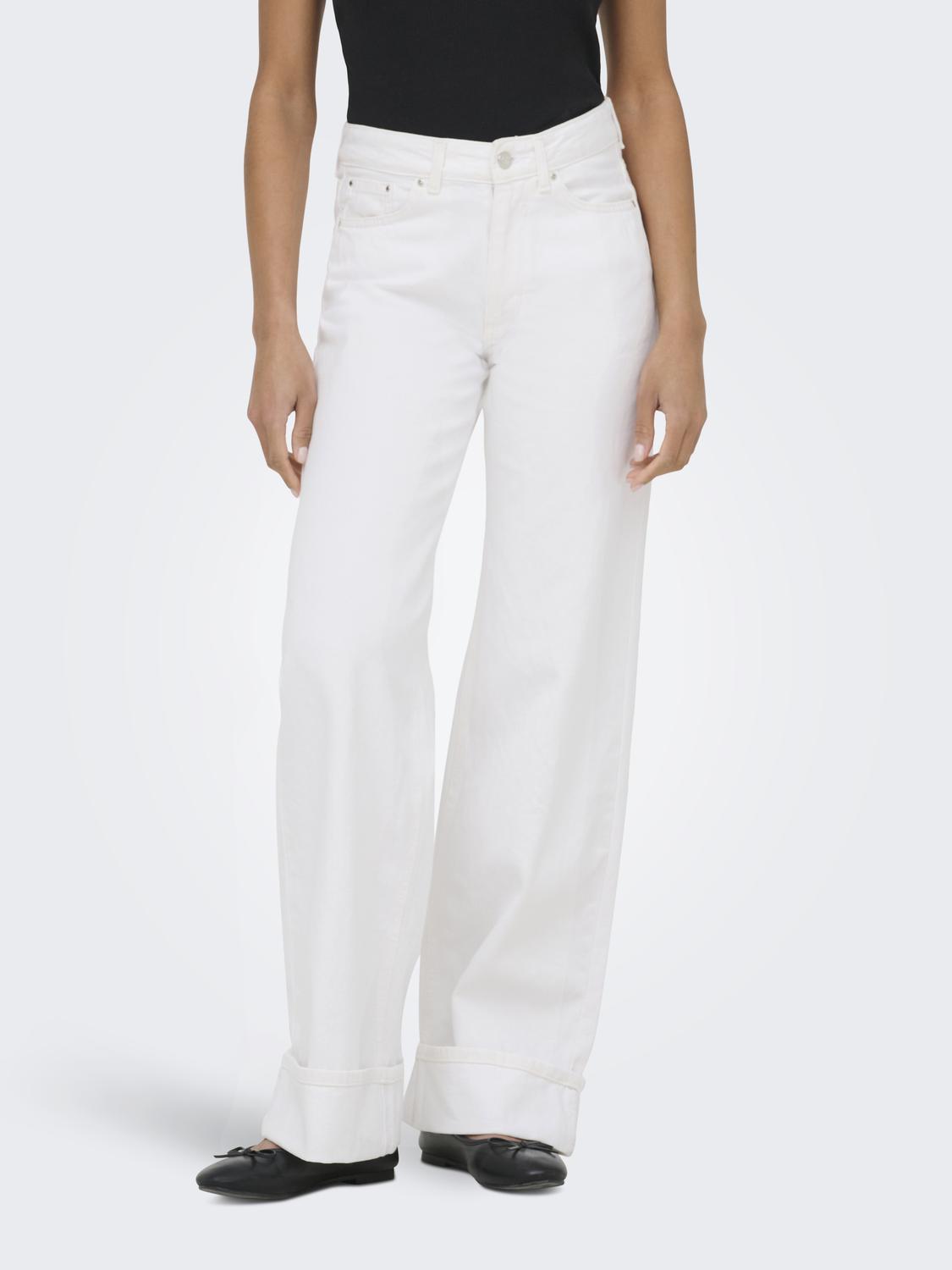 ONLELLA MW WIDE FOLD UP DNM WHITE TAI