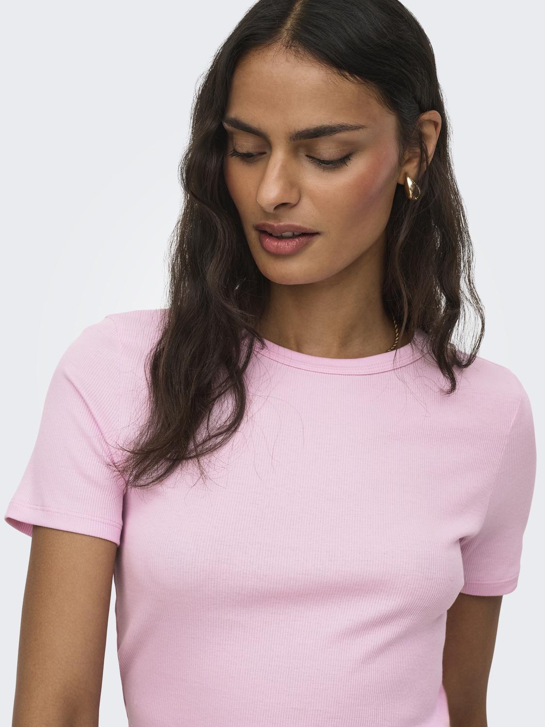 JDYLUCKY S/S O NECK TOP JRS NOOS