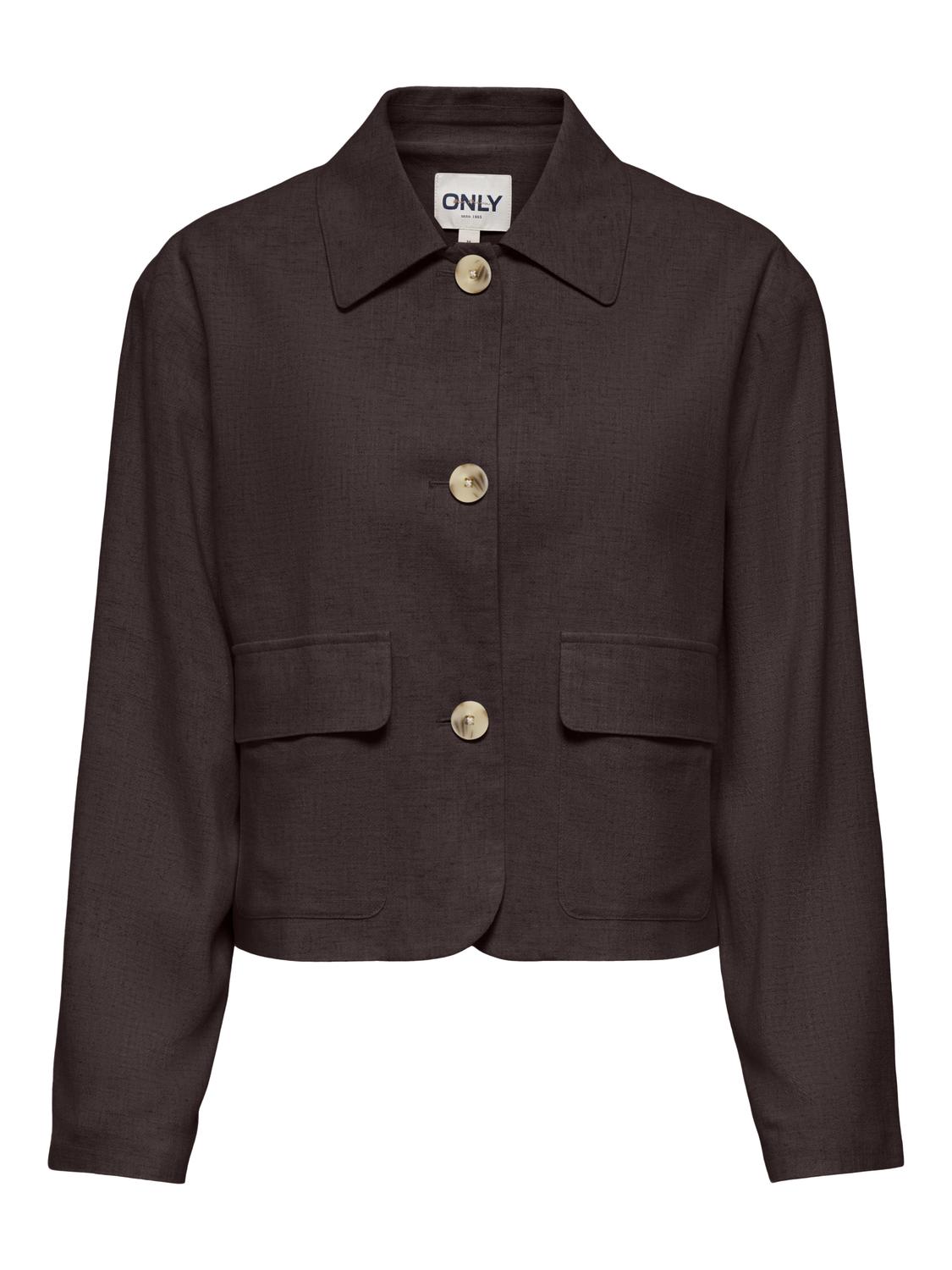 ONLSIESTA L/S LINEN BLEND JACKET PNT