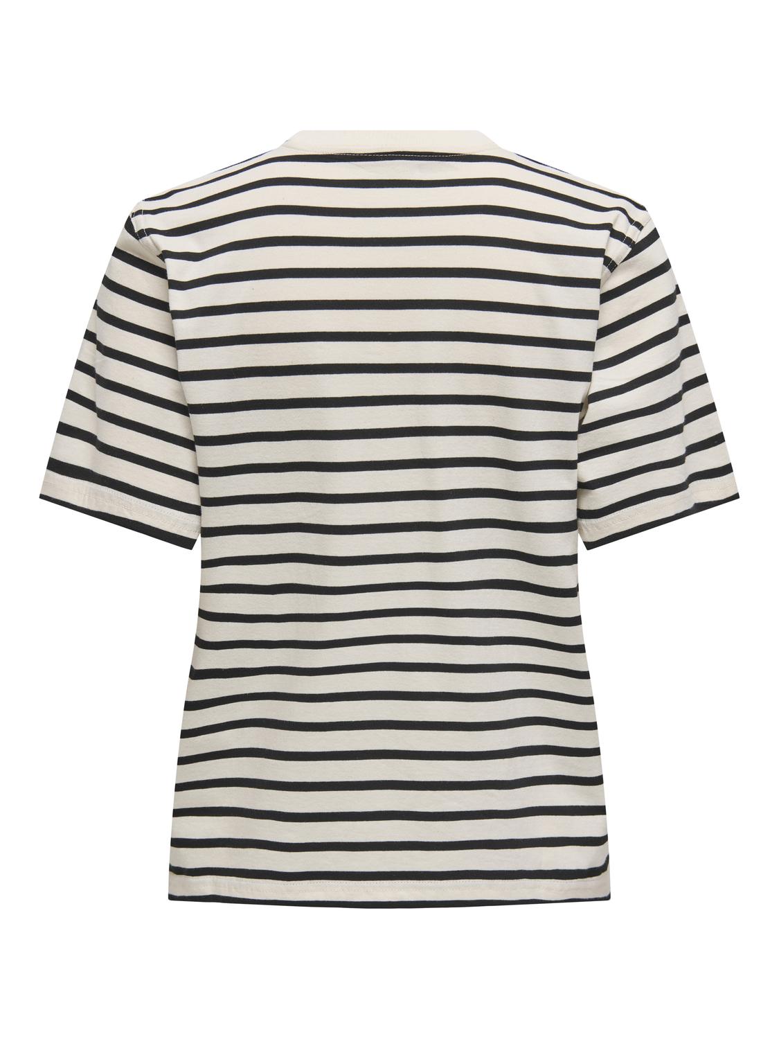 ONLLIVINA Dagelijks gebruik: Comfortabel T-shirt met O-hals en korte mouwen