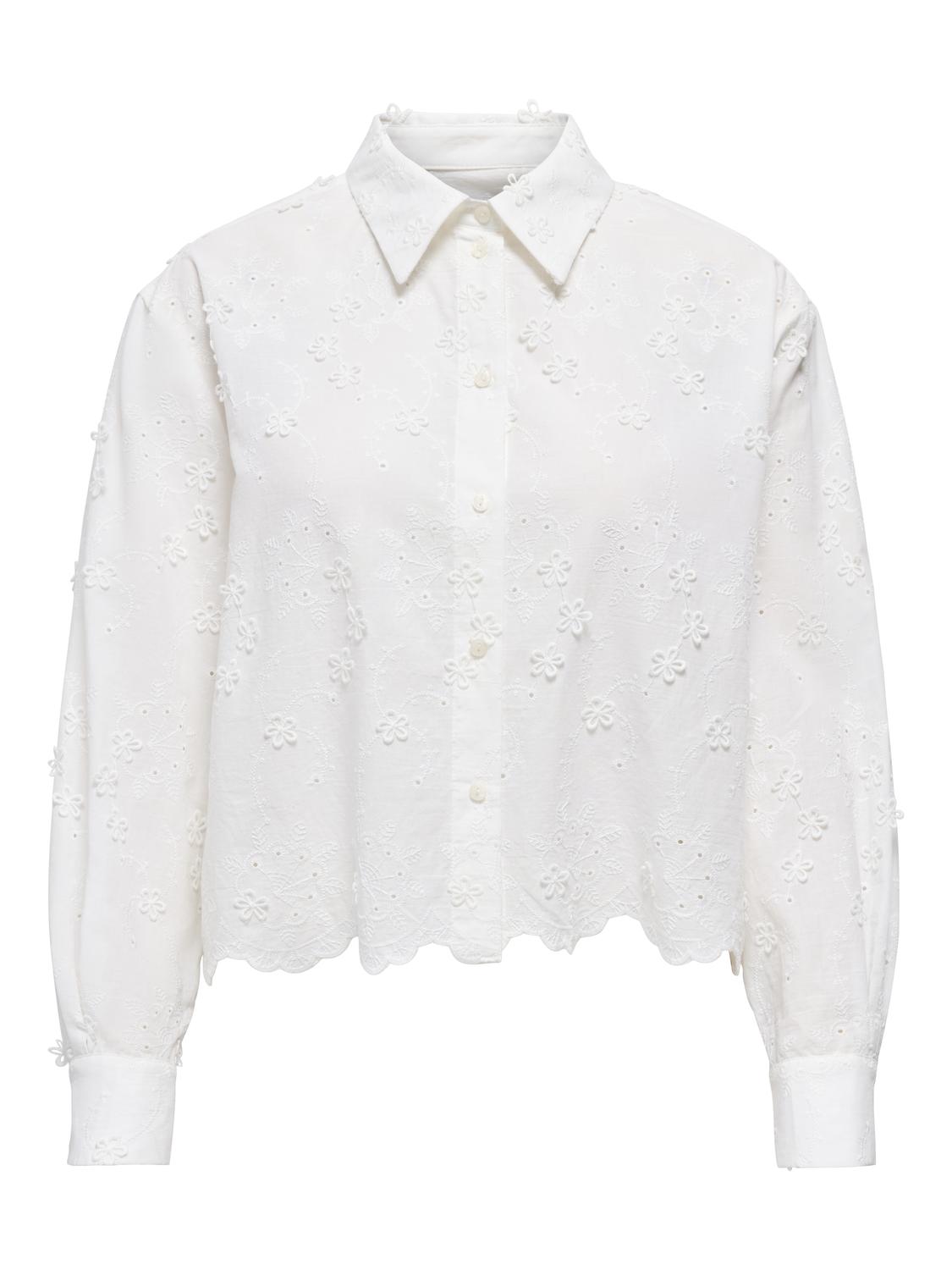 STUSELMA L/S EMB SHIRT WVN