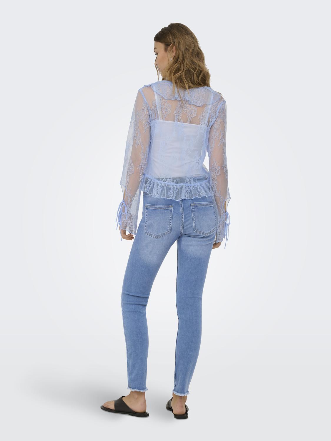 ONLCALIBEA L/S RUFFLE TOP WVN EX - 2