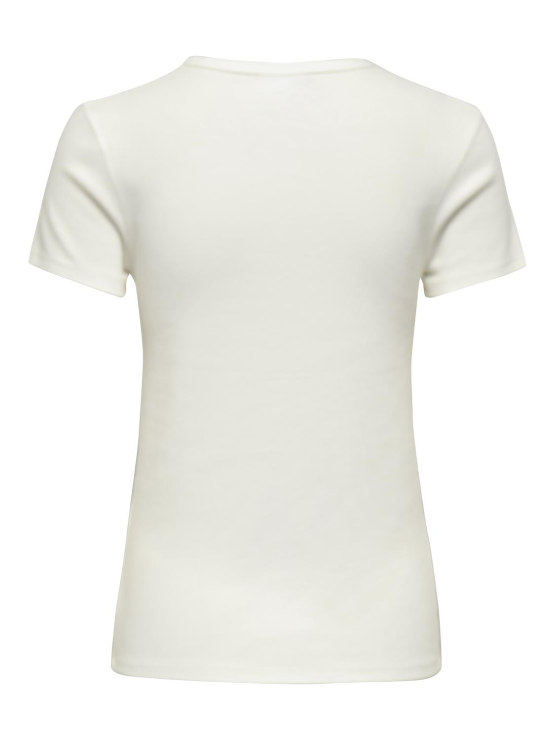 JDYLUCKY S/S O NECK TOP JRS NOOS