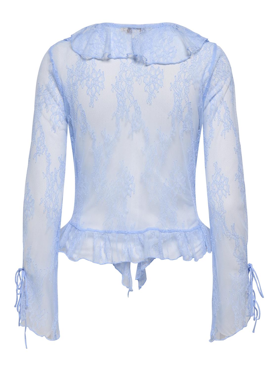 ONLCALIBEA L/S RUFFLE TOP WVN EX - 7