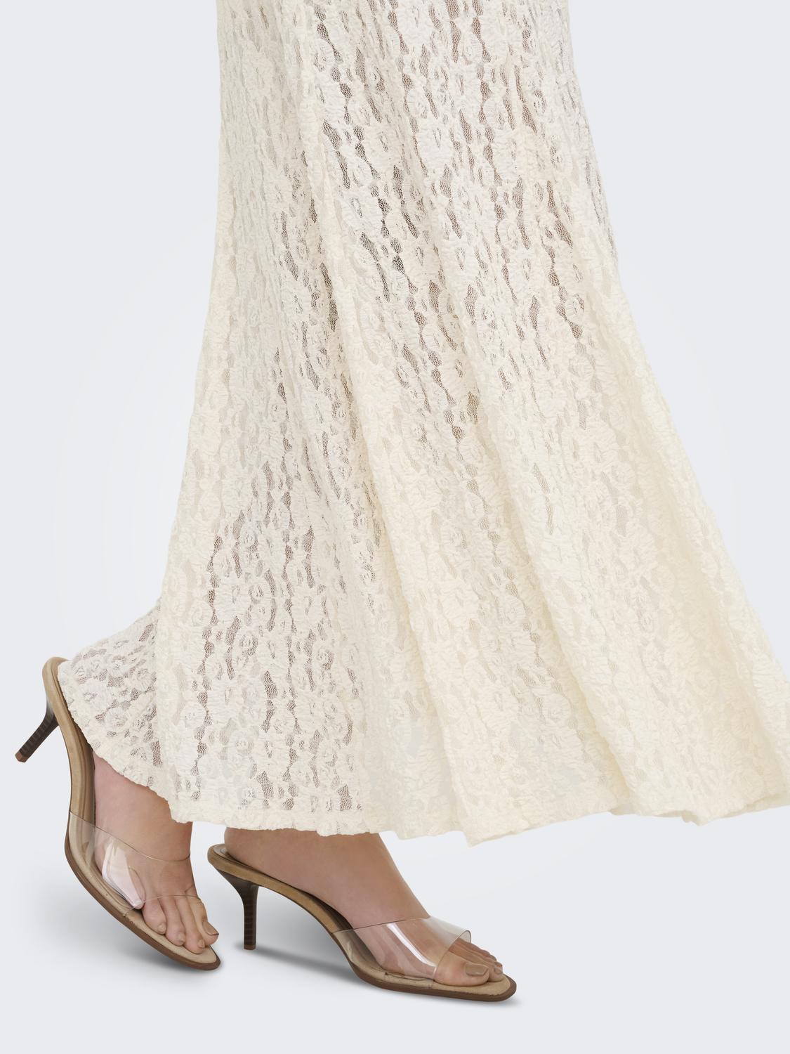 JDYGALLAS LONG LACE SKIRT JRS - 5