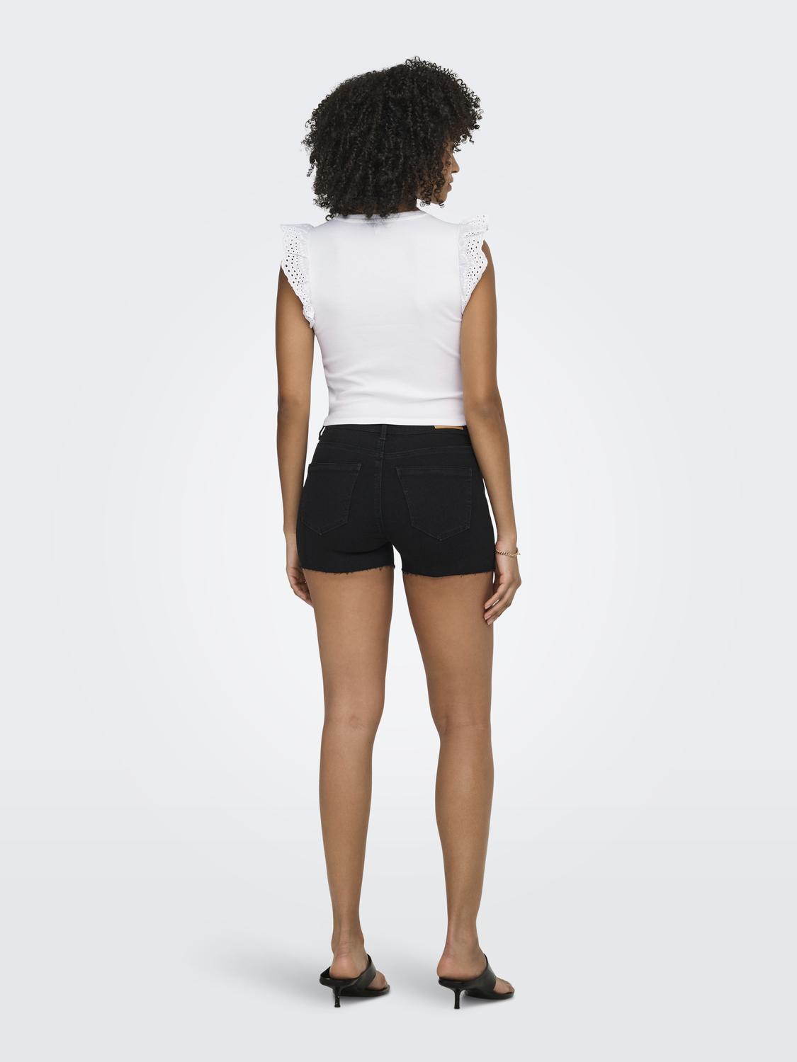 ONLMATHILDA S/L LACE DETAIL TOP JRS NOOS