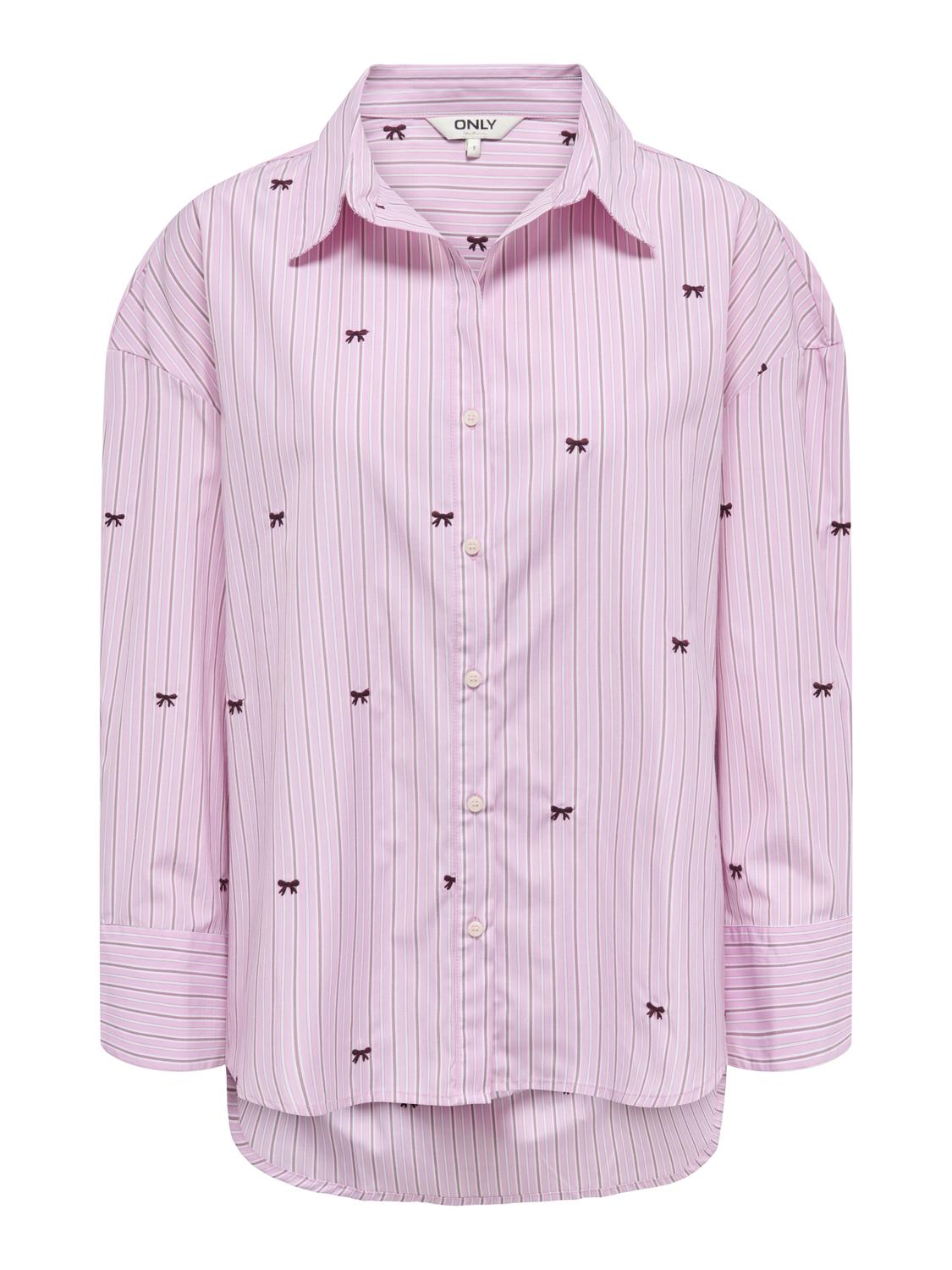 ONLOREGON ZEIDI LS BOW SHIRT NOOS WVN - 3
