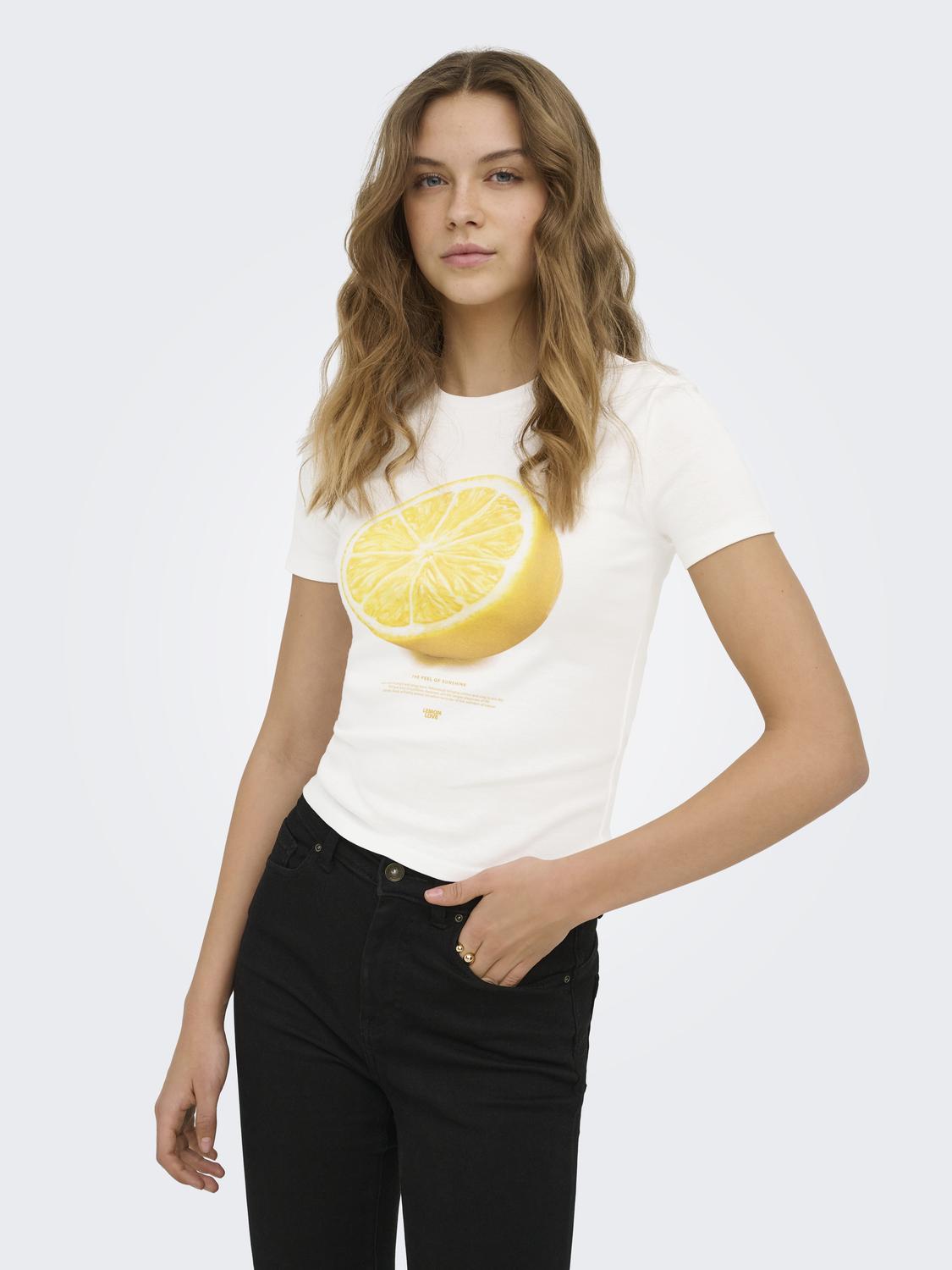 ONLPRINCESS S/S O-NECK TOP CS JRS - 5