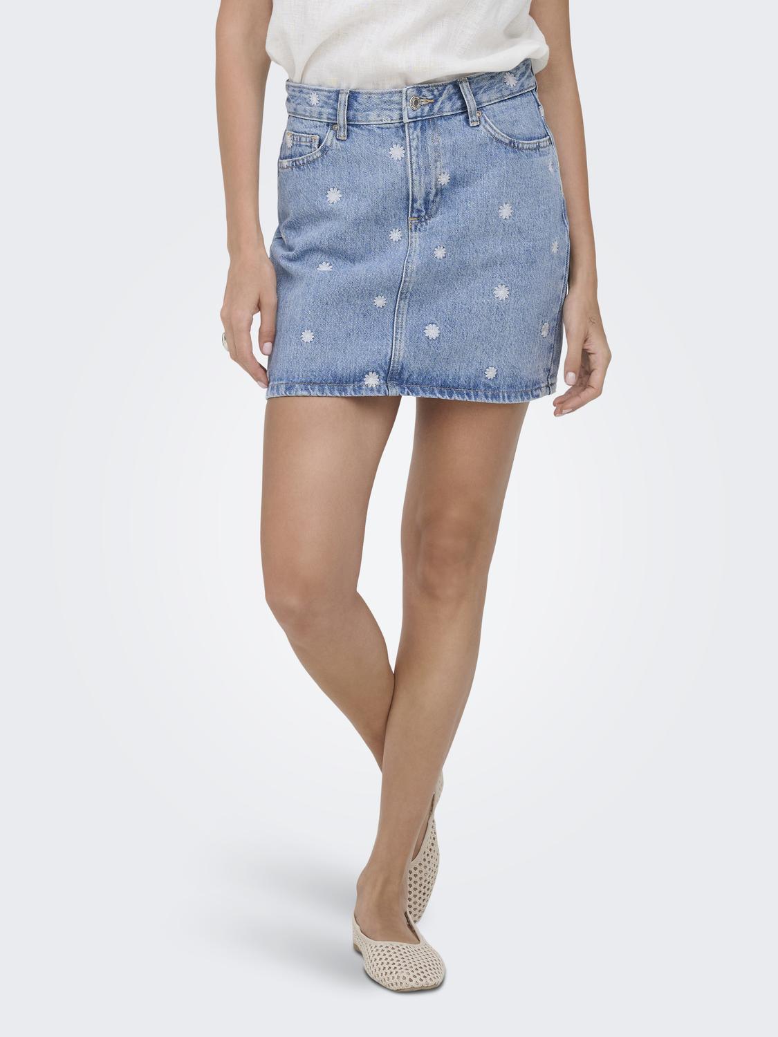 ONLSTELLA DAISY SHORT SKIRT DNM NOOS