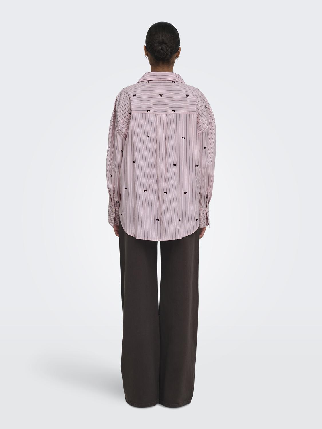 ONLOREGON ZEIDI LS BOW SHIRT NOOS WVN - 2