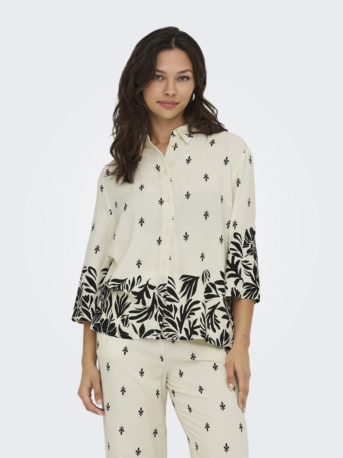 JDYMAGGIE LIFE LOOSE 3/4 SHIRT WVN