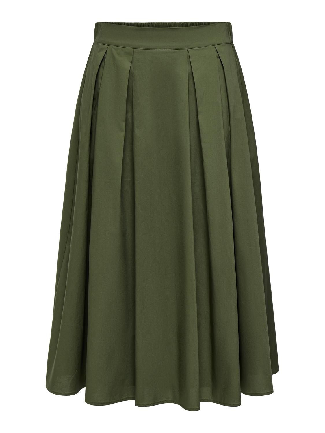 ONLMAILA LONG PLEAT SKIRT WVN - 3