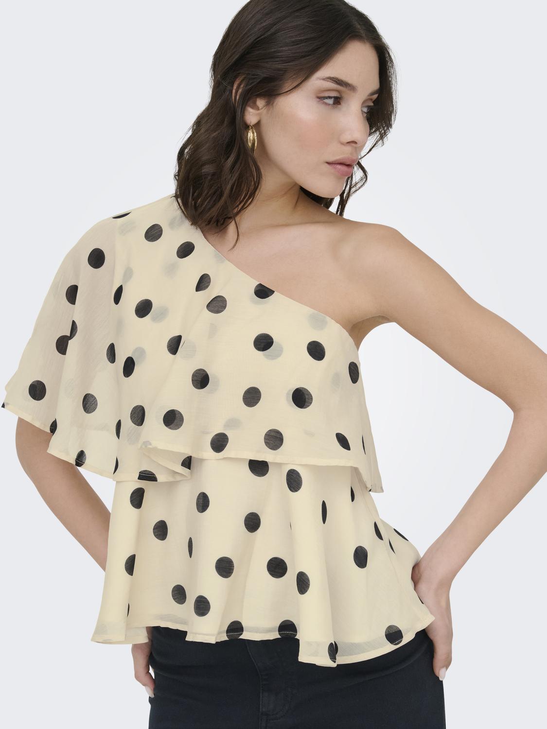JDYFAY LIFE ONE-SHOULDER TOP WVN - 5