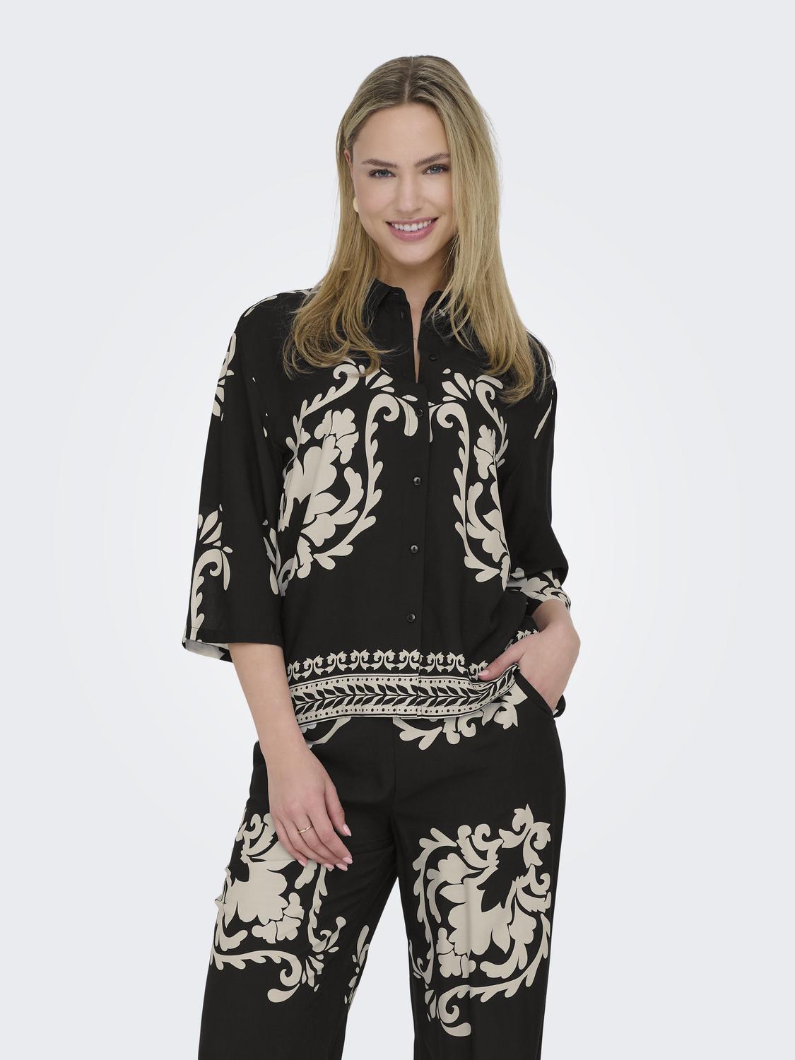 JDYMAGGIE LIFE LOOSE 3/4 SHIRT WVN