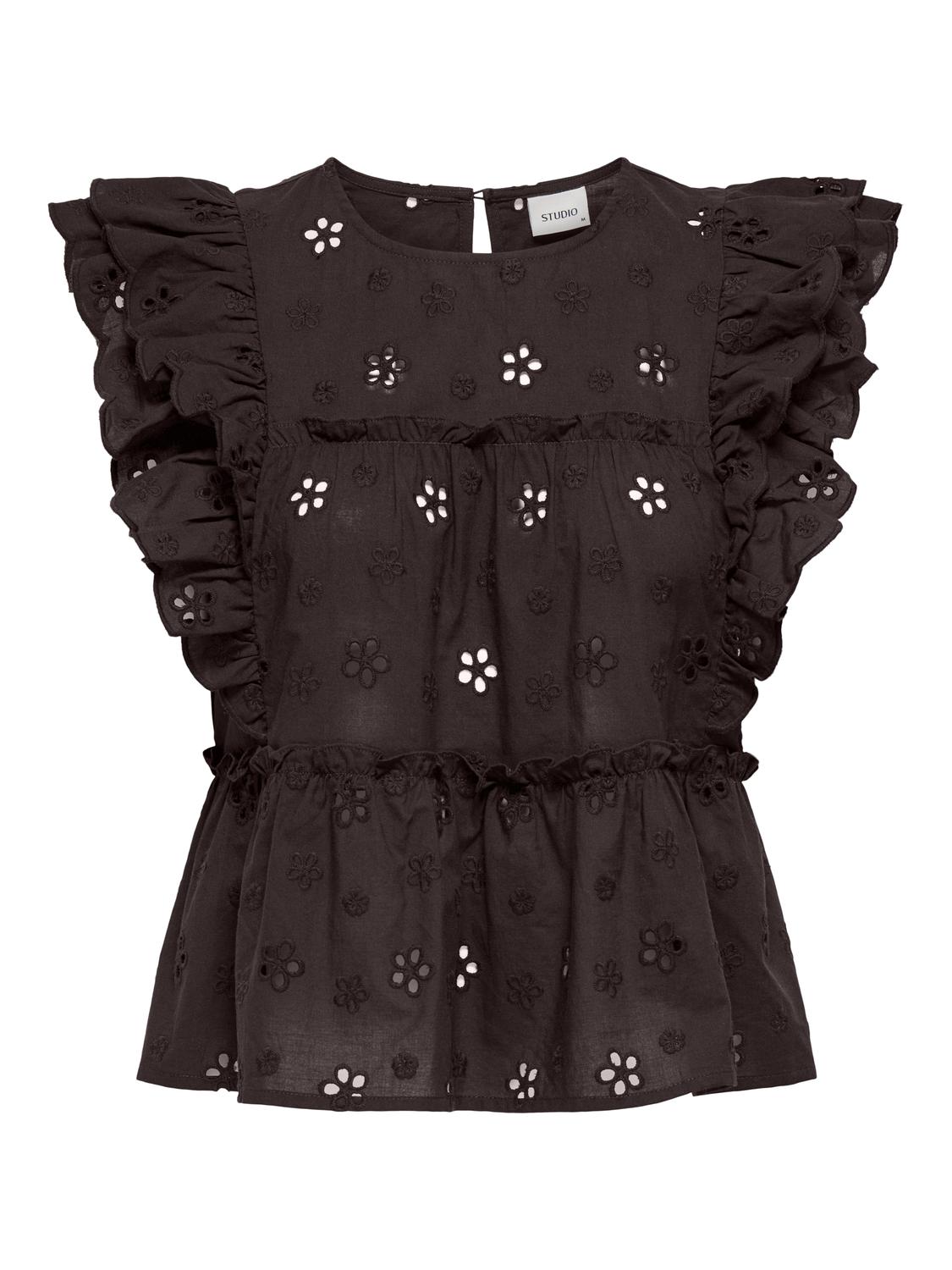 STUATHEA Feminin Top Tank Top med kvartknaplukning