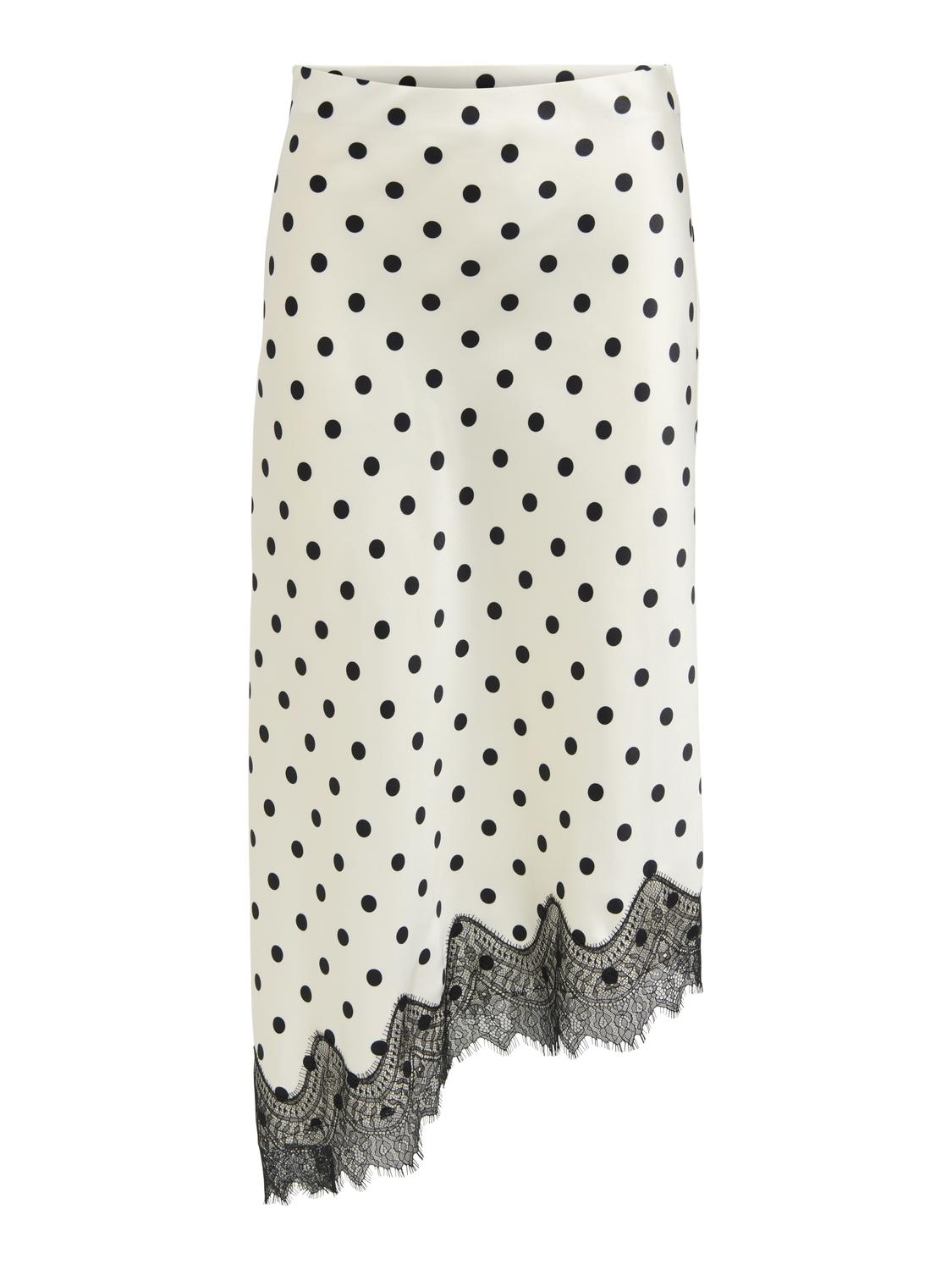 ONLBELLA SLANTED SATIN LACE SKIRT WVN - 3
