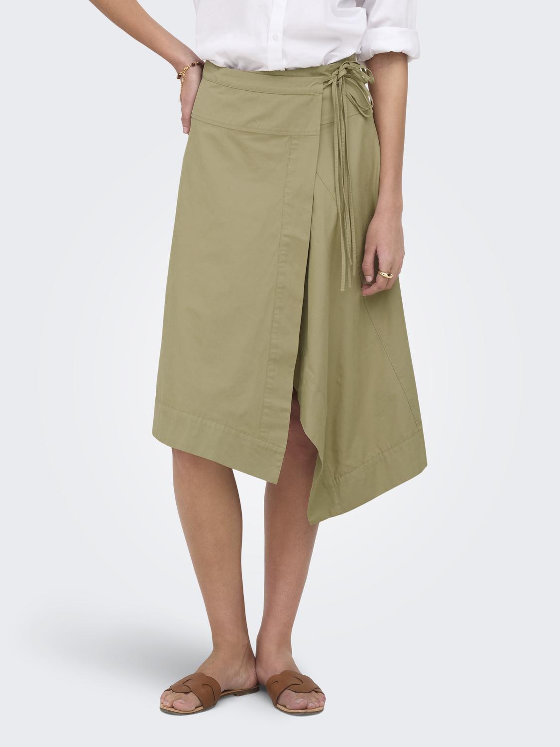JDYOLIVIA MW ASYM WRAP SKIRT PNT
