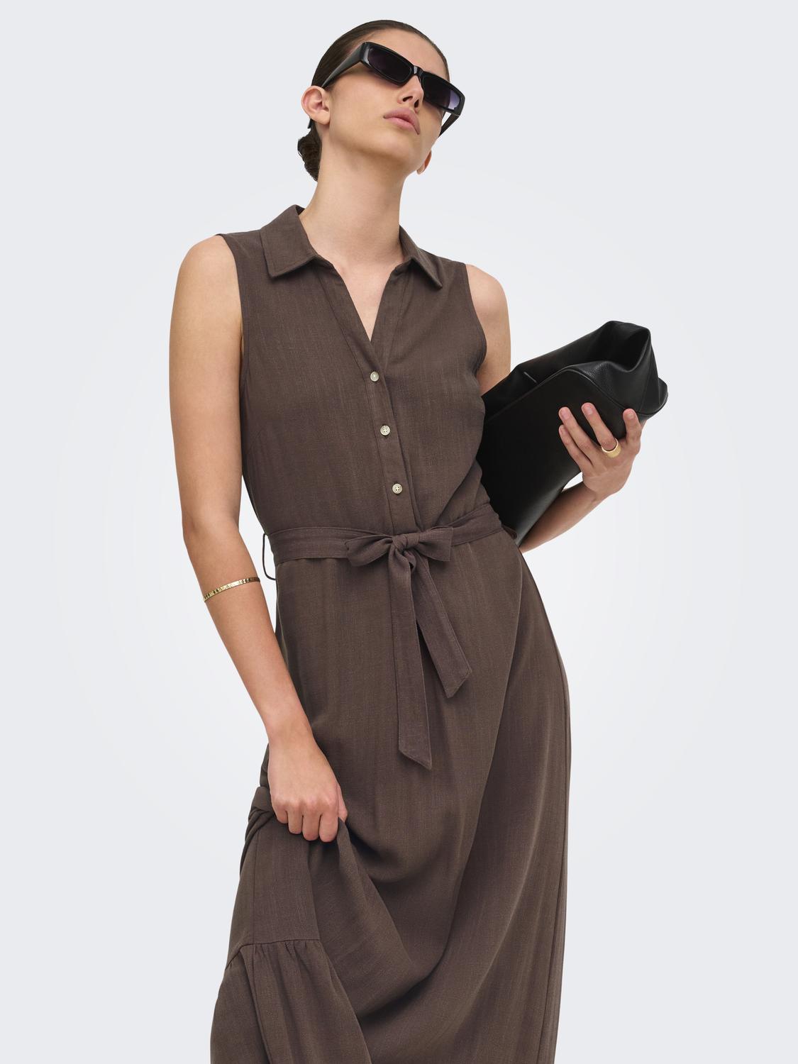 ONLSIESTA LIN SL BELT DRESS PNT NOOS