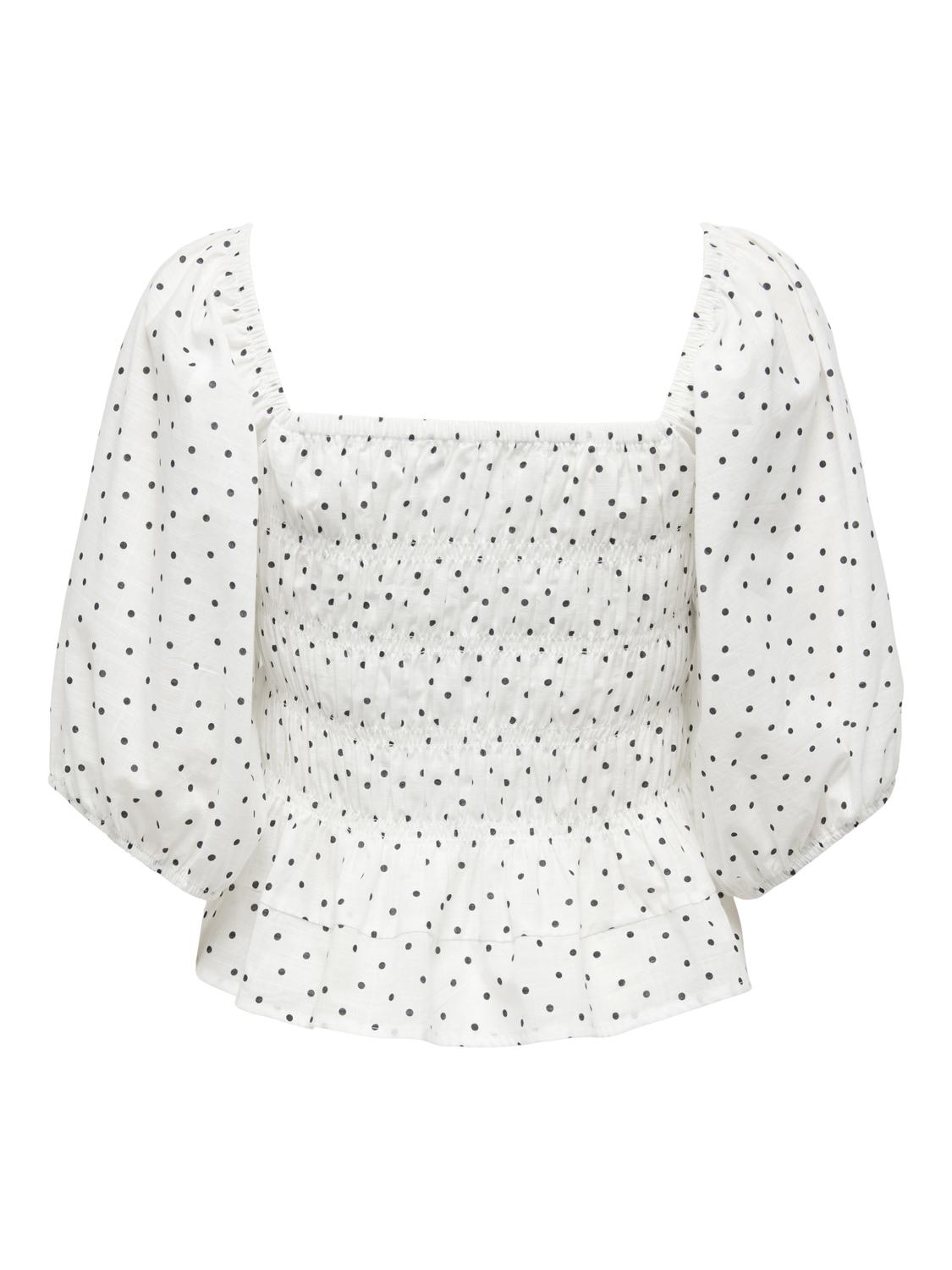 PGGRACIE SMOCK S/S TOP WVN - 2