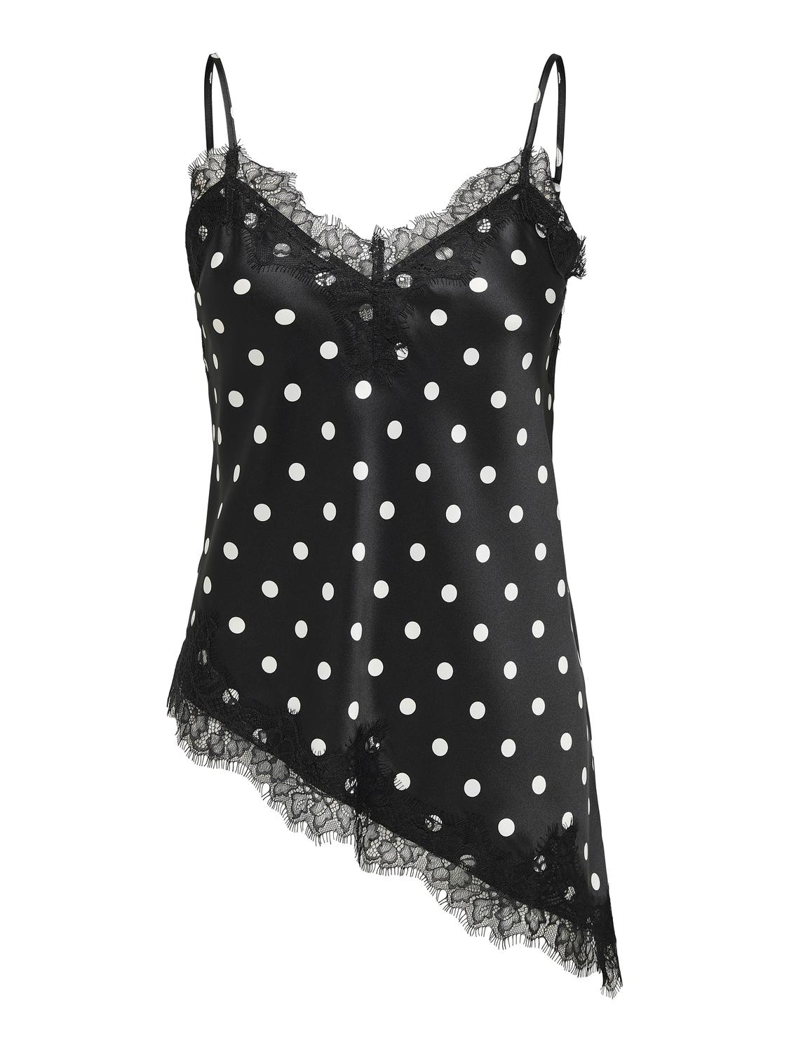 ONLBELLA STRAP SATIN LACE TOP WVN EX - 3