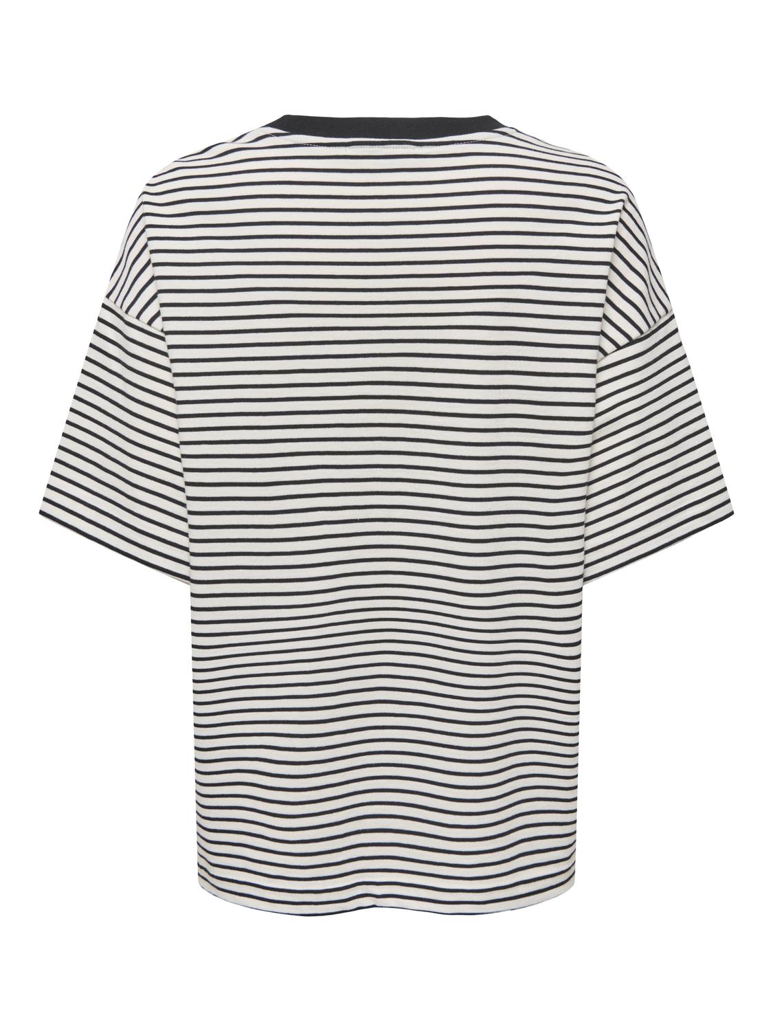 ONLLISA STRIPE S/S TOP JRS