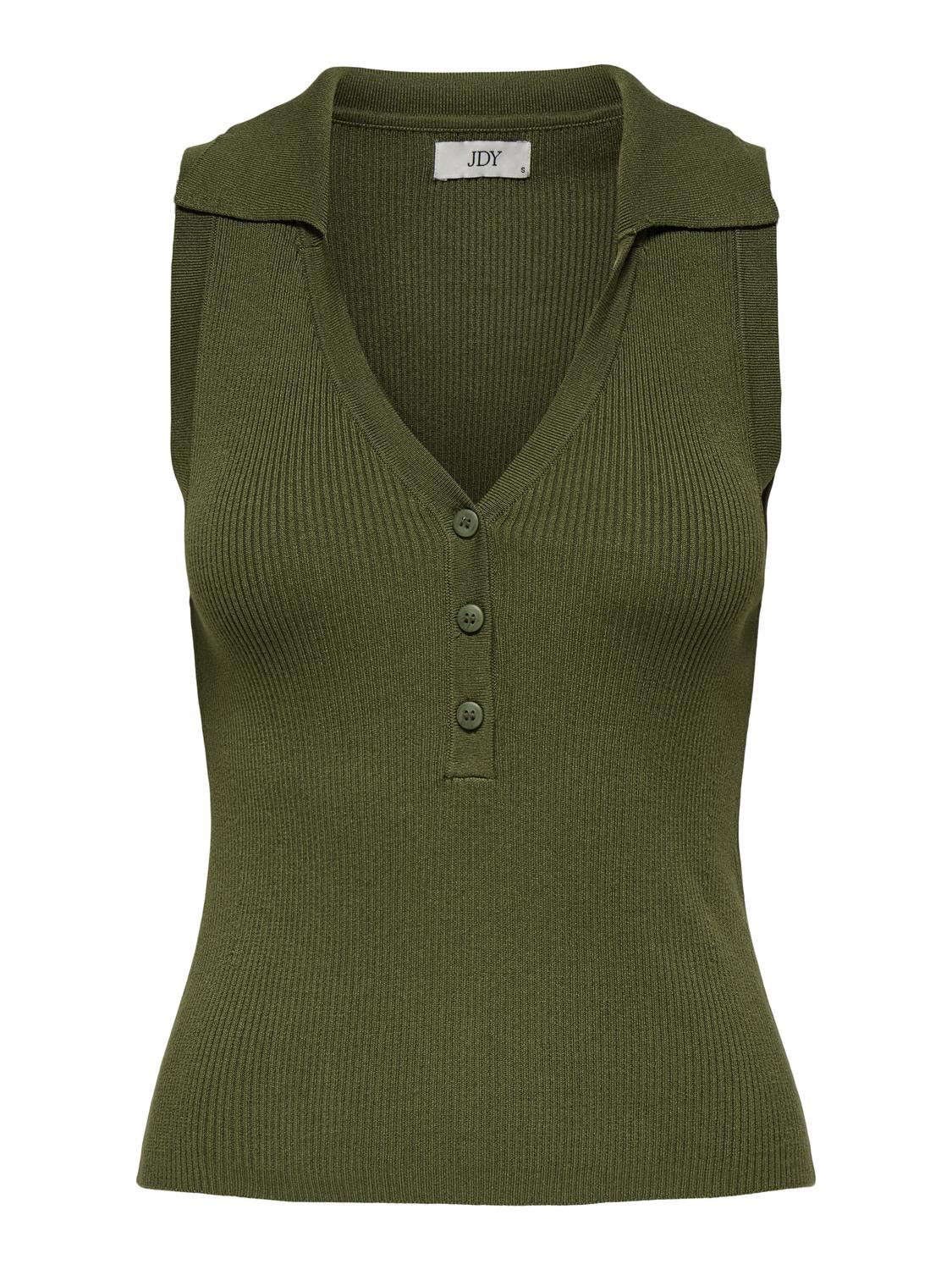 JDYNANNA S/L COLLAR TOP KNT - 3
