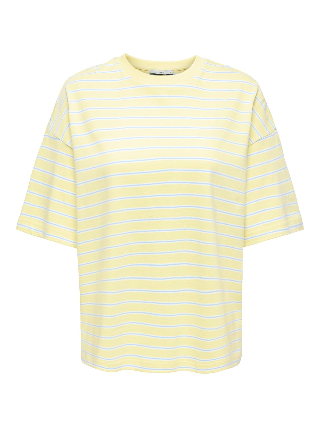 PGLISA STRIPE S/S TOP JRS