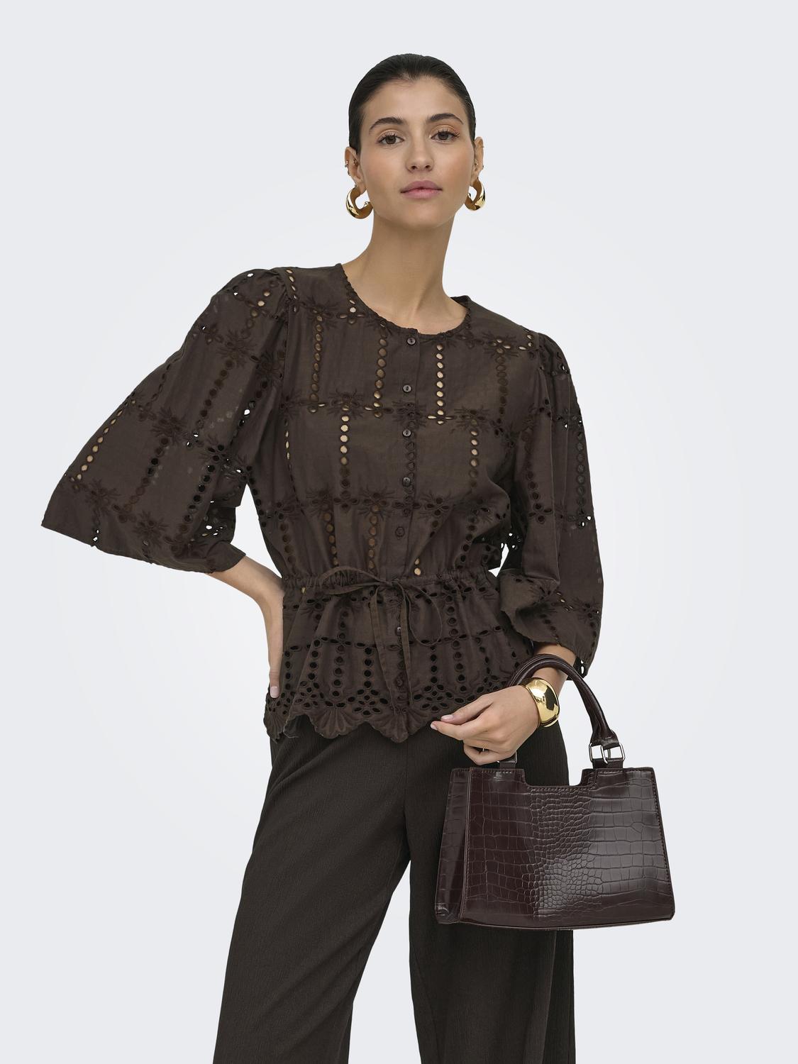 JDYJOJO 3/4 ANGLAISE SHIRT WVN