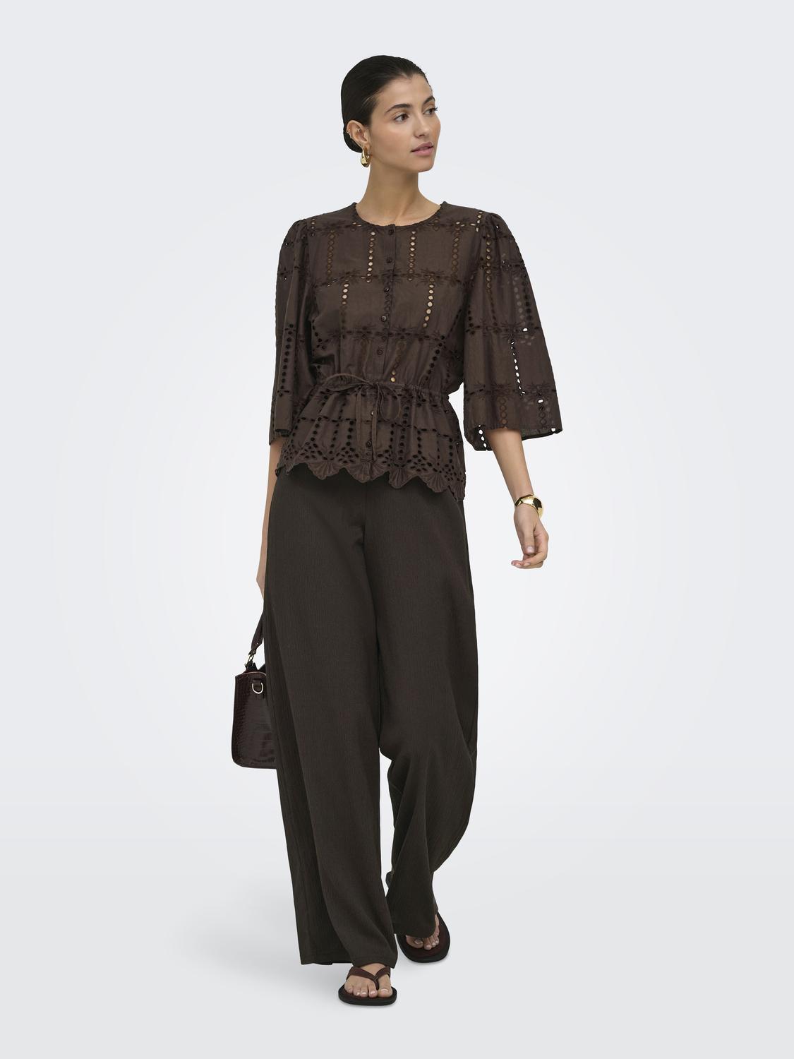 JDYJOJO 3/4 ANGLAISE SHIRT WVN - 6