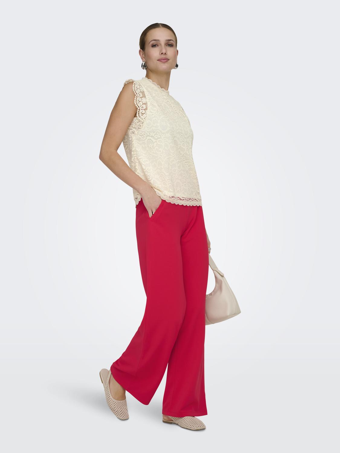 JDYLOTAS S/L LACE TOP JRS NOOS - 6