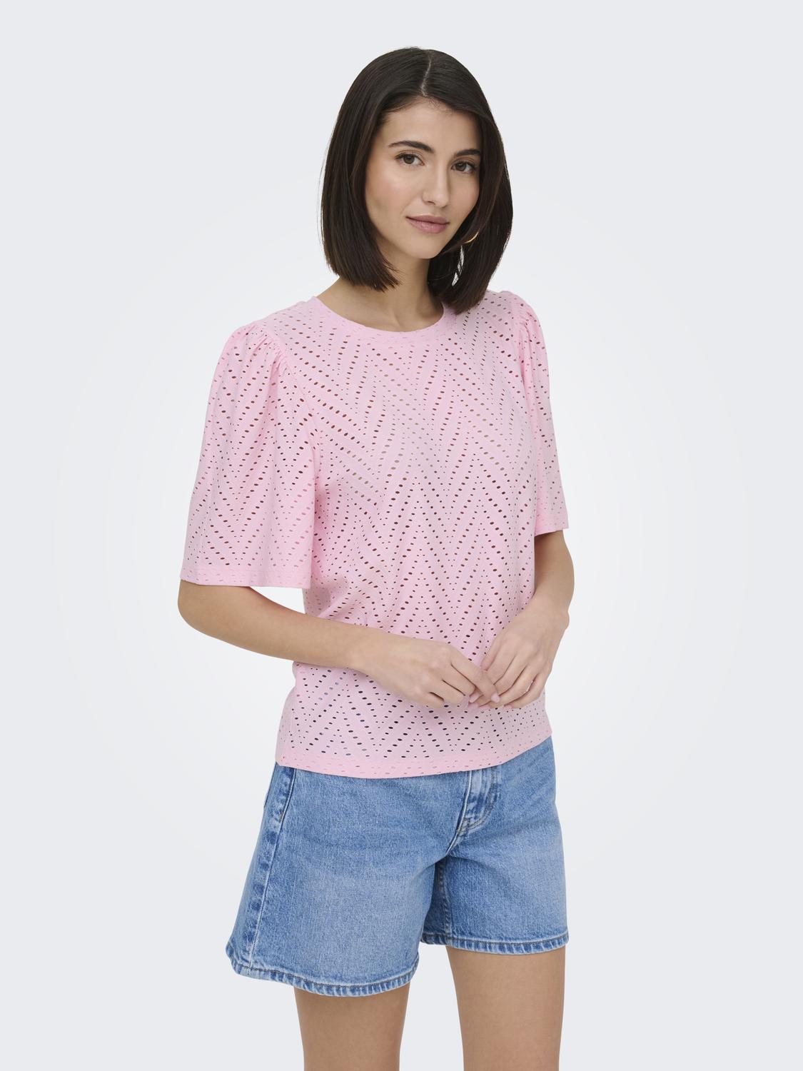 JDYCARLA CATHINKA S/S TOP JRS NOOS