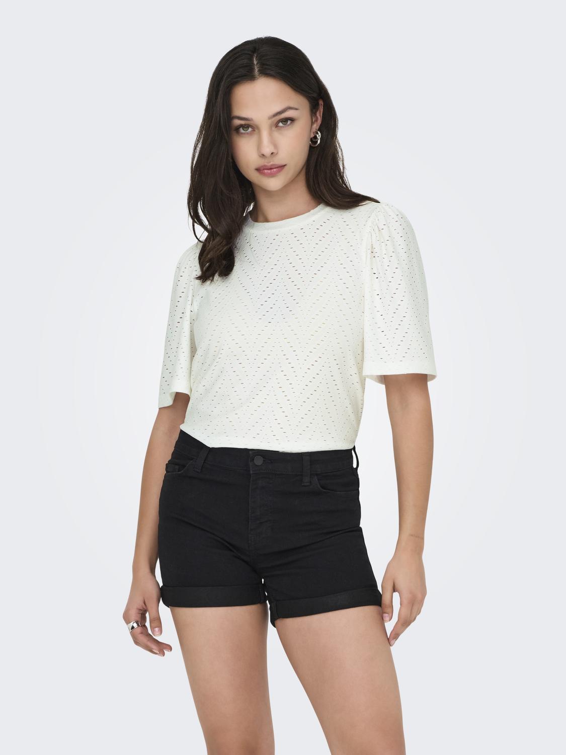 JDYCARLA CATHINKA S/S TOP JRS NOOS