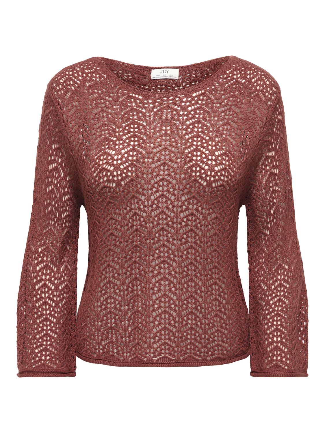 JDYMIKA 3/4 BOAT NECK PULLOVER KNT NOOS