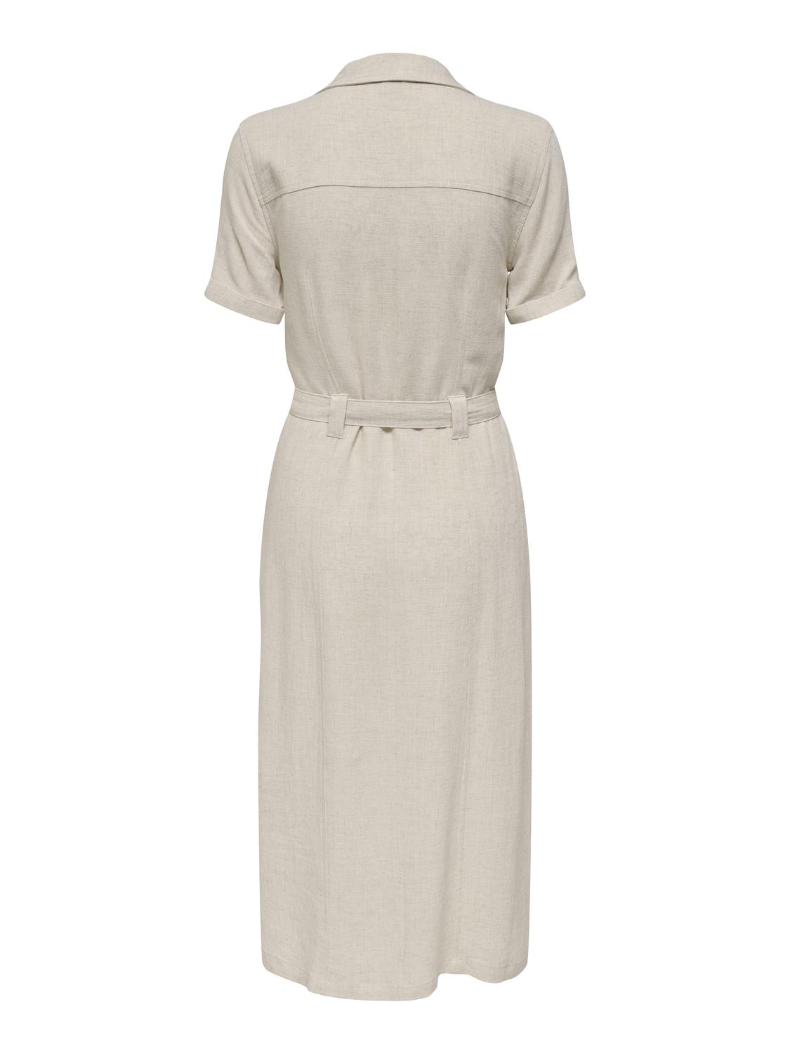 ONLSIESTA SS LIN BL SHIRT DRESS PNT NOOS - 7
