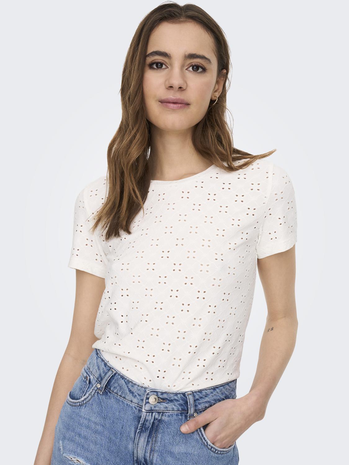 JDYCATHINKA S/S TAG TOP JRS NOOS