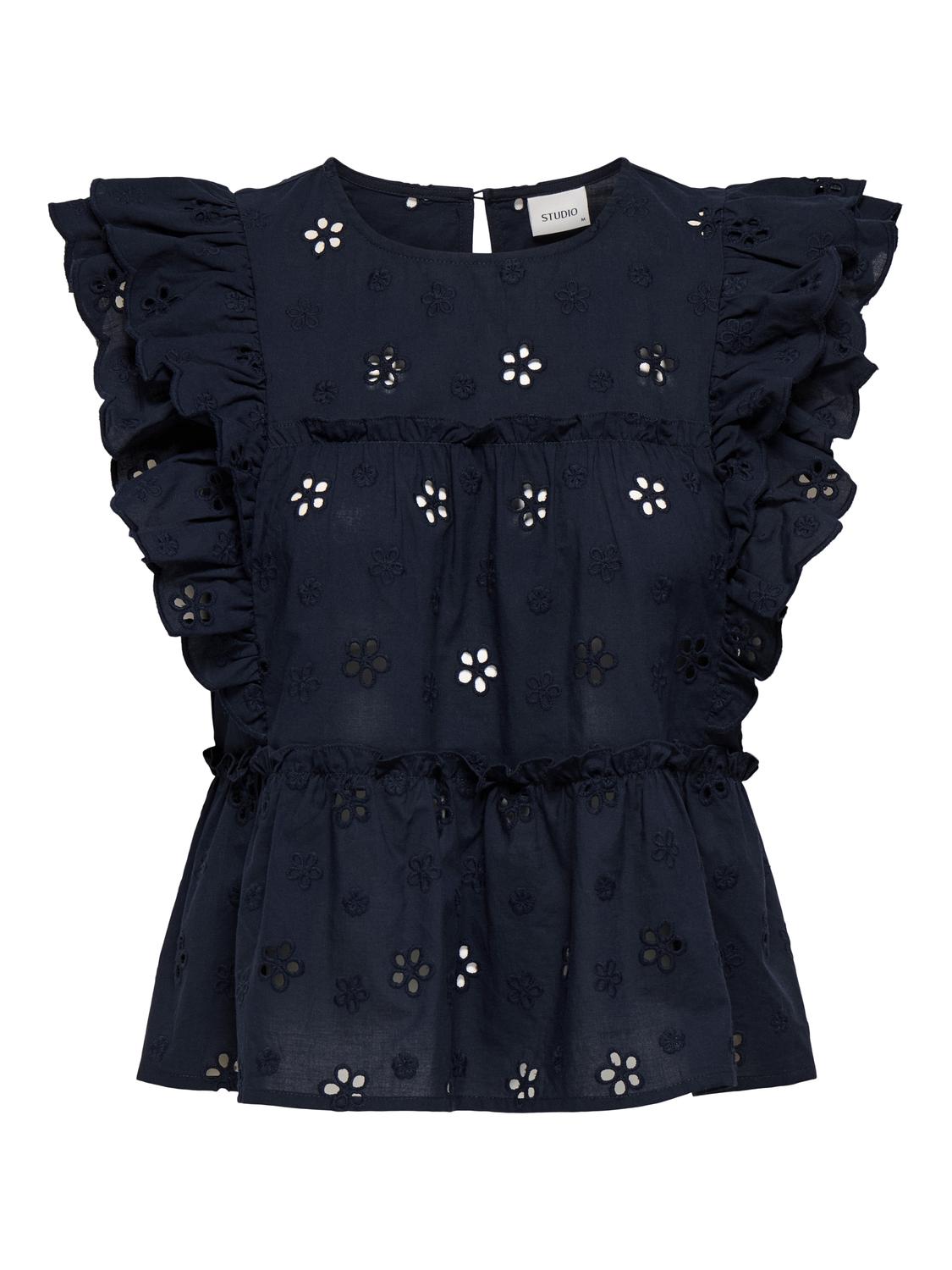 STUATHEA Feminin Top Tank Top med kvartknaplukning