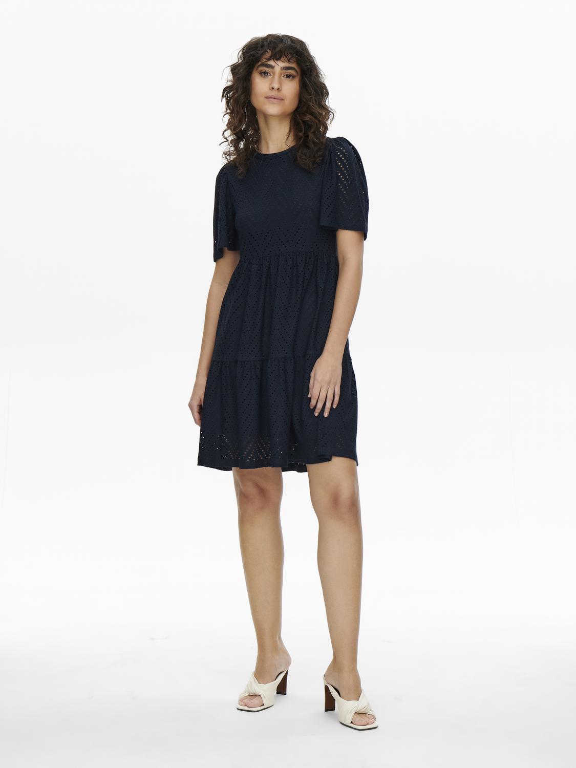 JDYCARLA CATHINKA S/S DRESS JRS NOOS - 6