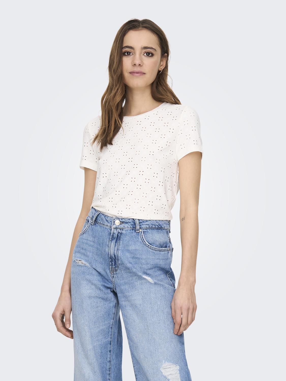 JDYCATHINKA S/S TAG TOP JRS NOOS