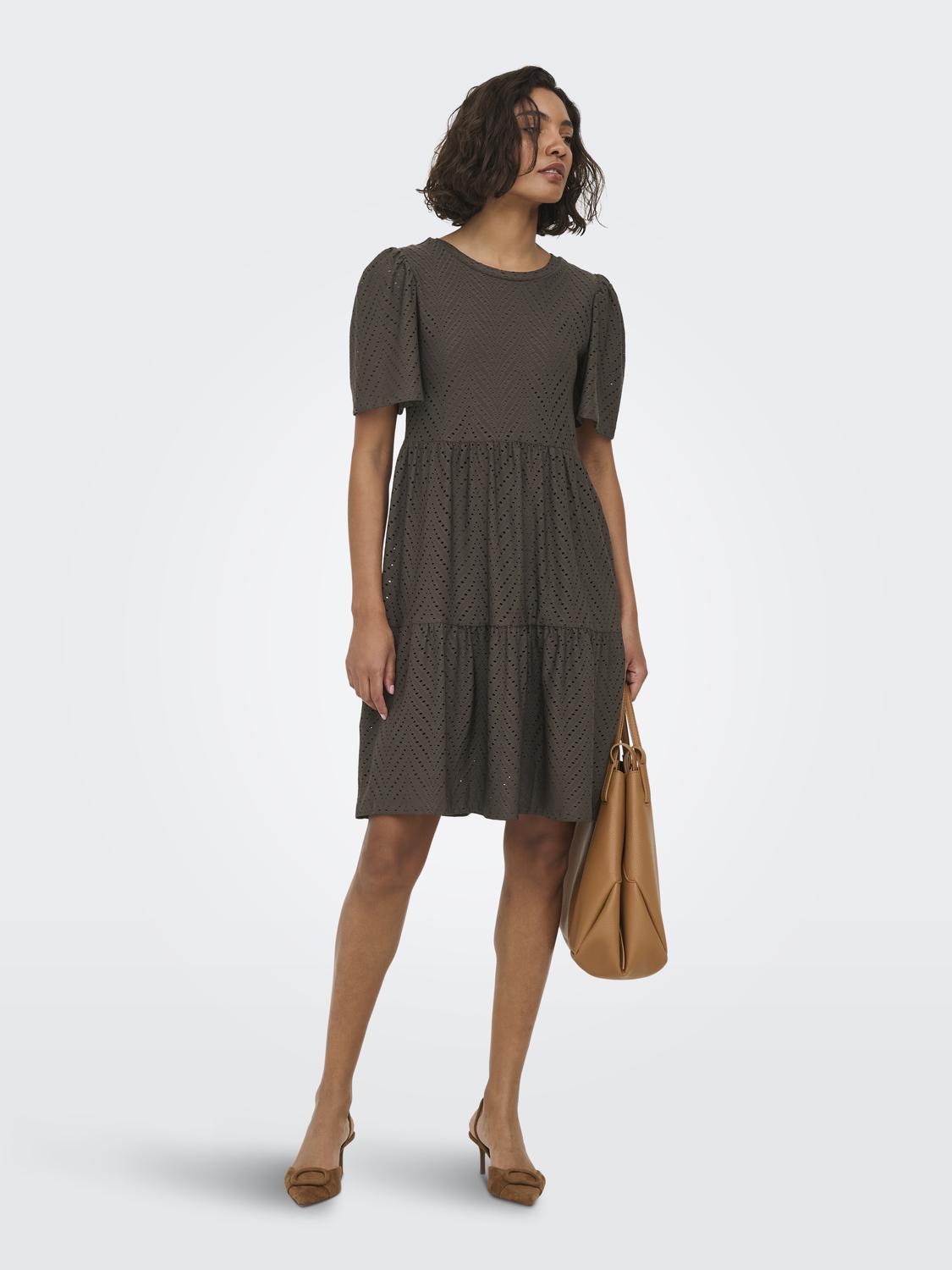JDYCARLA CATHINKA S/S DRESS JRS NOOS