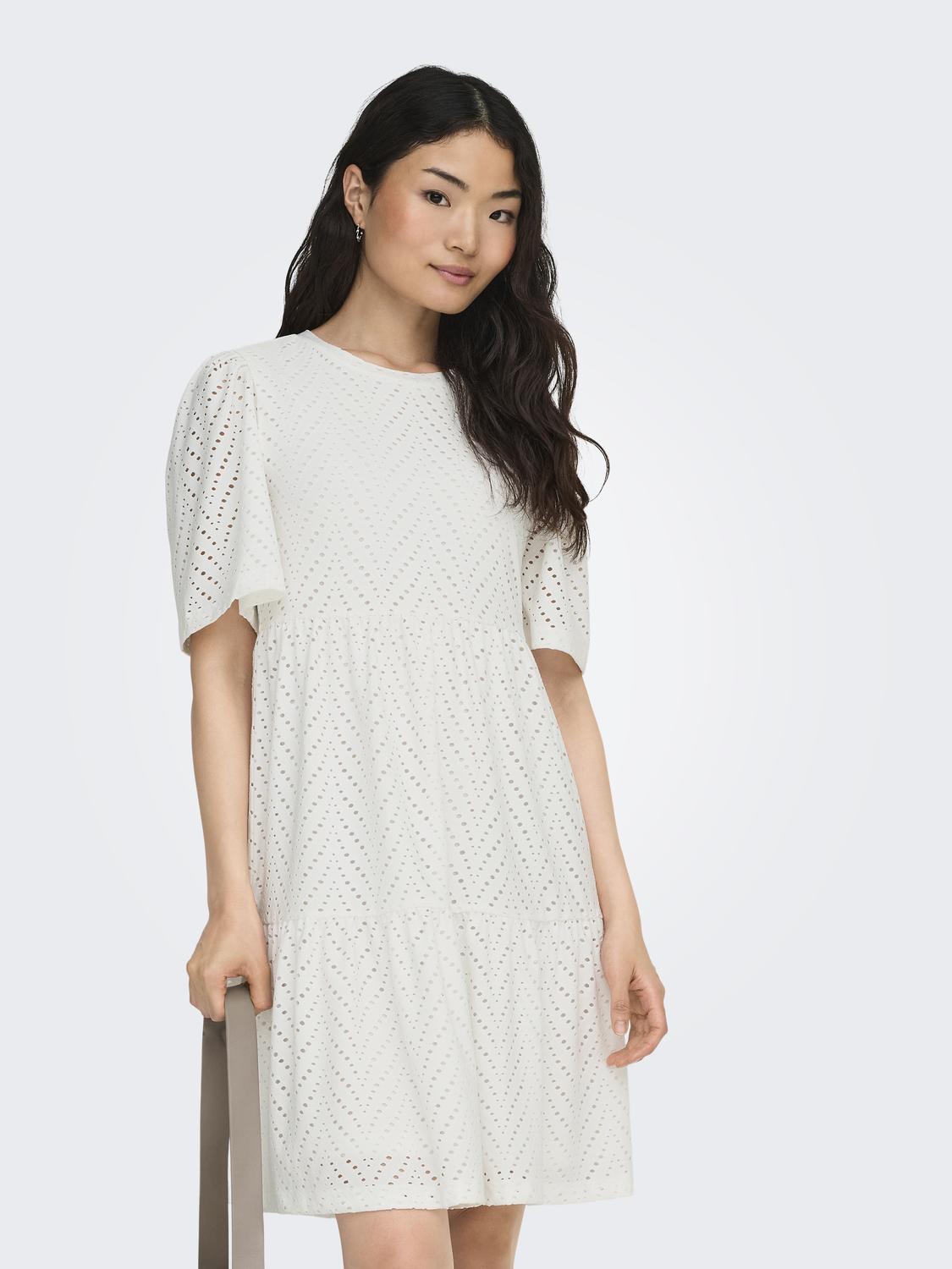 JDYCARLA CATHINKA S/S DRESS JRS NOOS