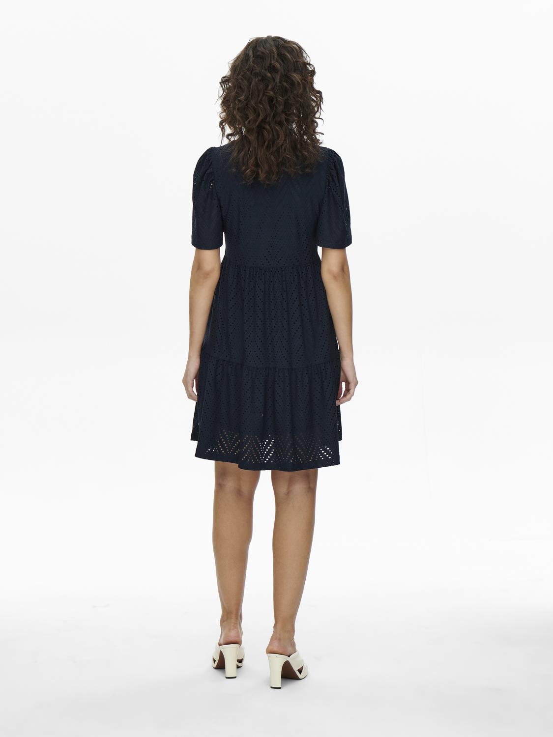 JDYCARLA CATHINKA S/S DRESS JRS NOOS - 2