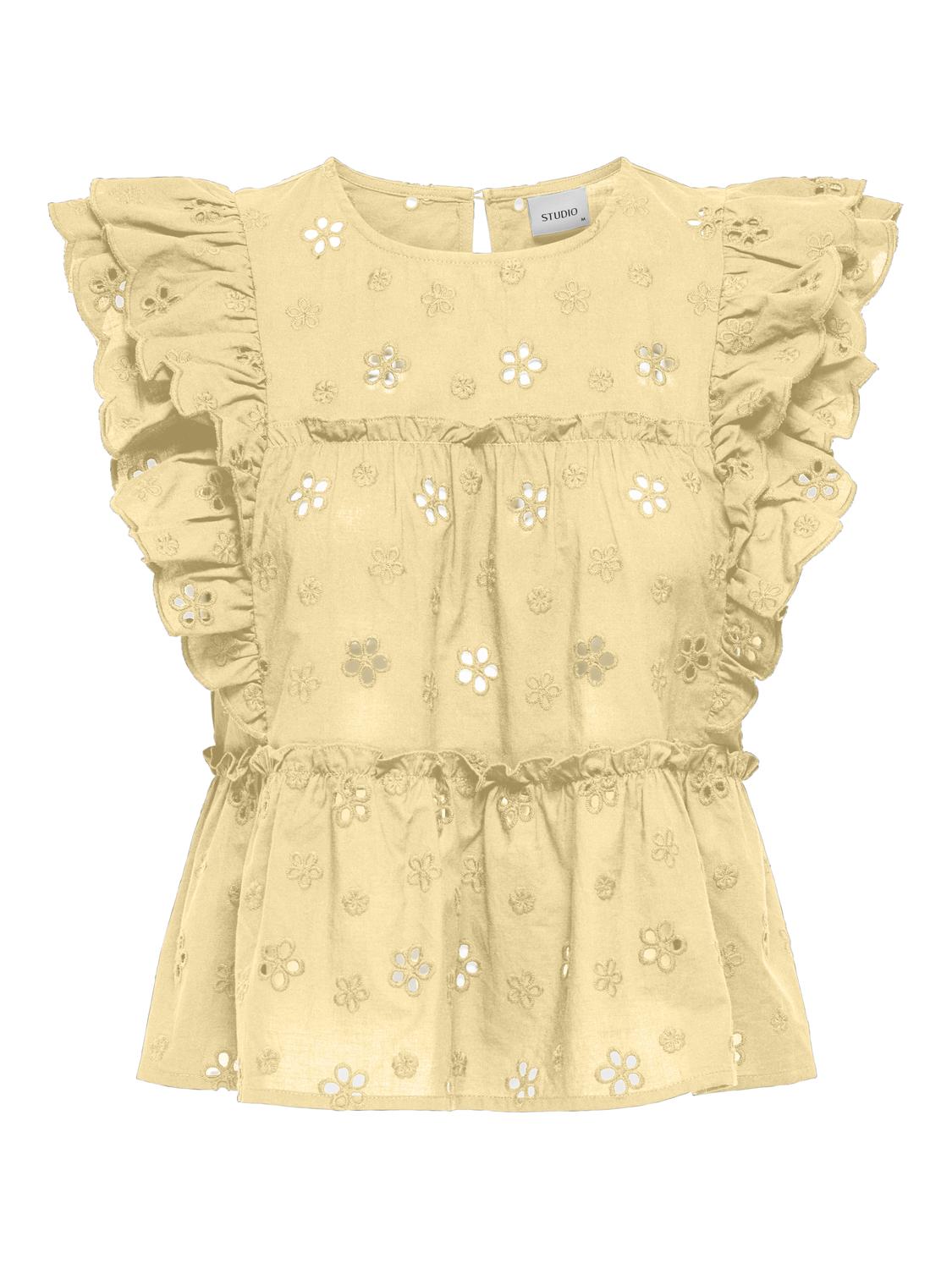 STUATHEA Feminin Top Tank Top med kvartknaplukning